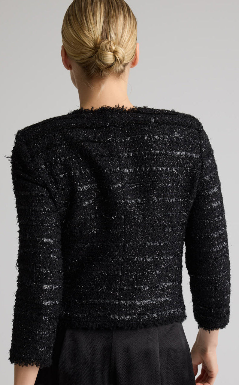 Ulyissa Jacket In Noir Tweed