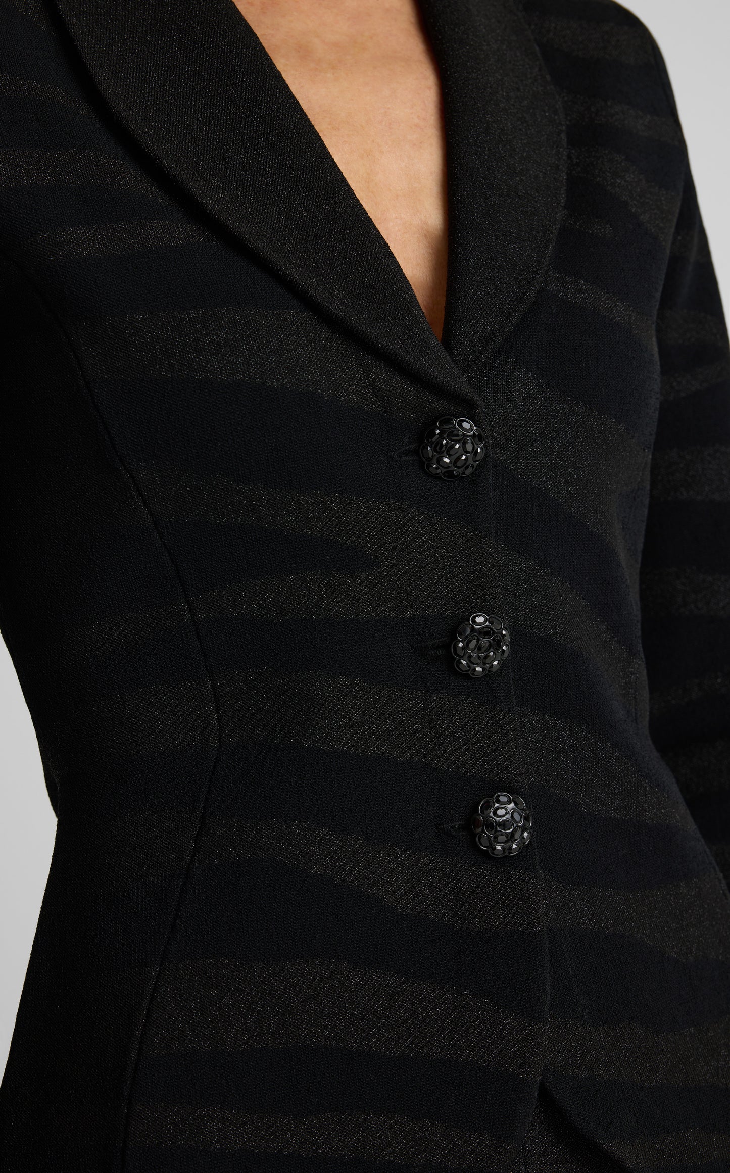 Tatum Jacket In Zebra Santa Roma Knit