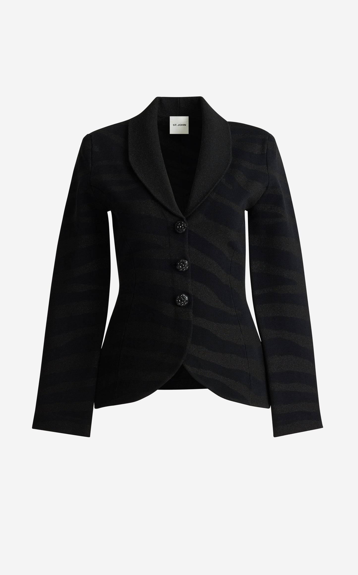 Tatum Jacket In Zebra Santa Roma Knit