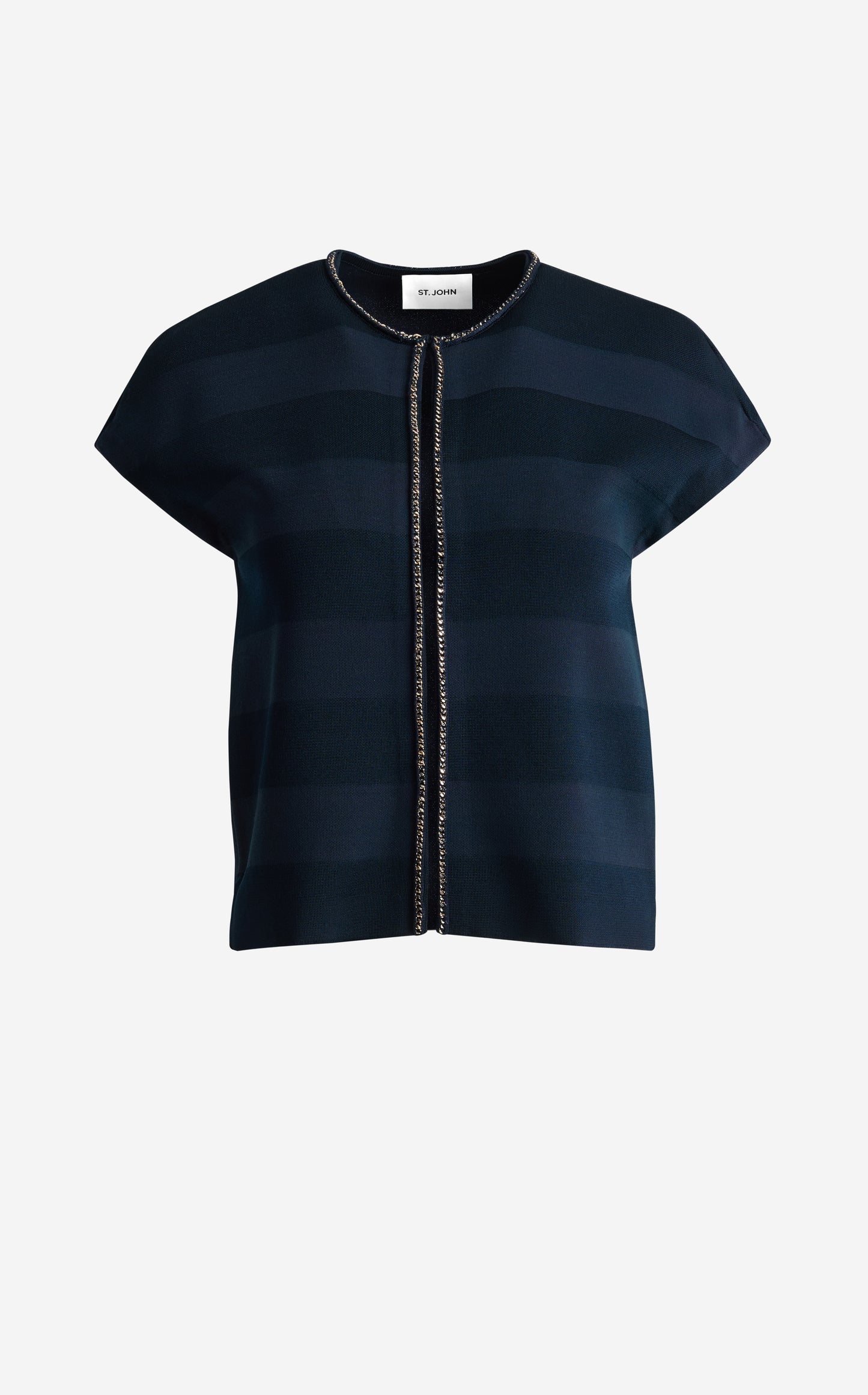 Sybil Bolero In Shadow Stripe Knit