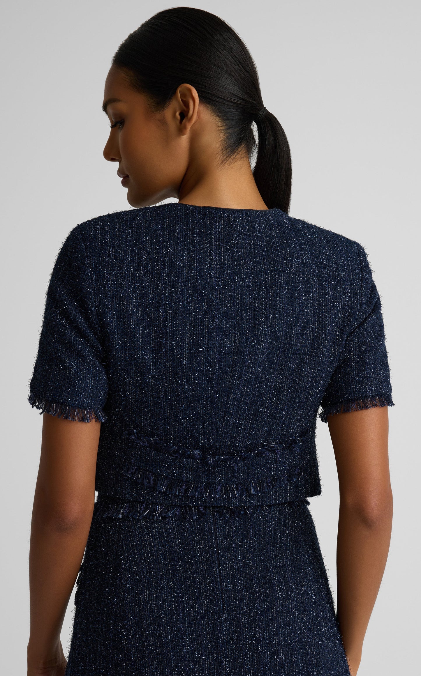 Sabine Bolero In Starlight Tweed