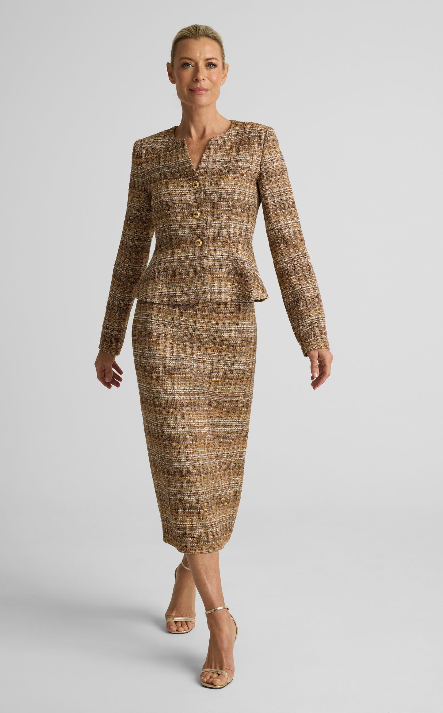 Margaret Jacket In Gilded Tweed
