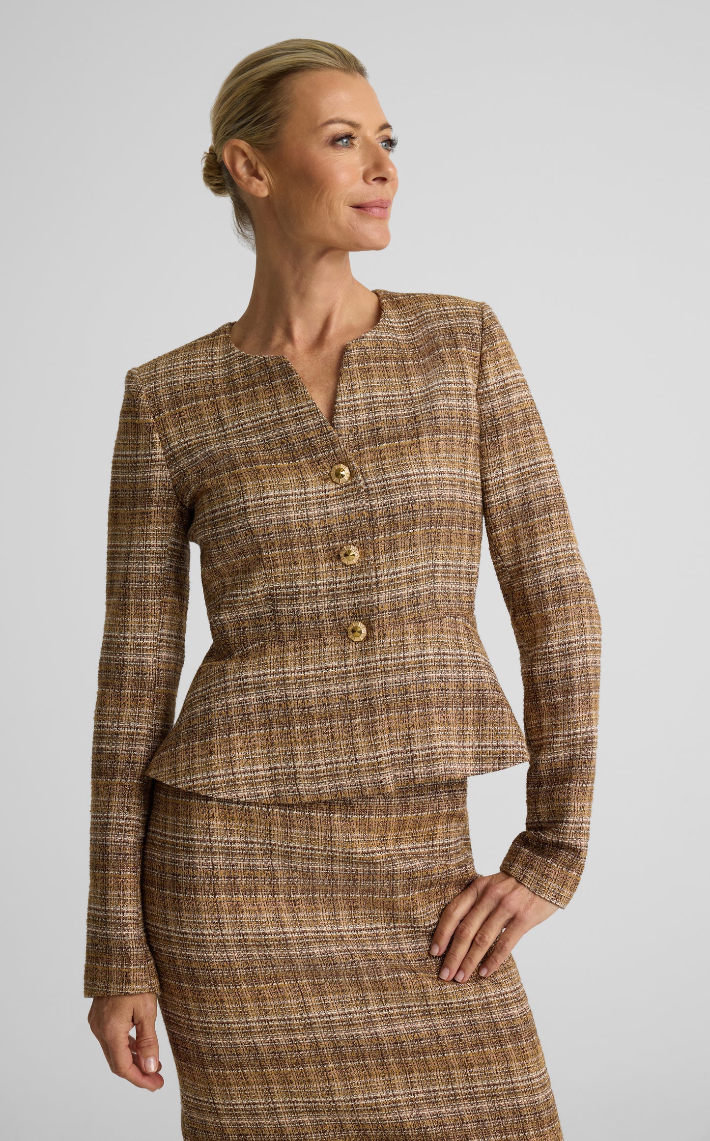 Margaret Jacket In Gilded Tweed
