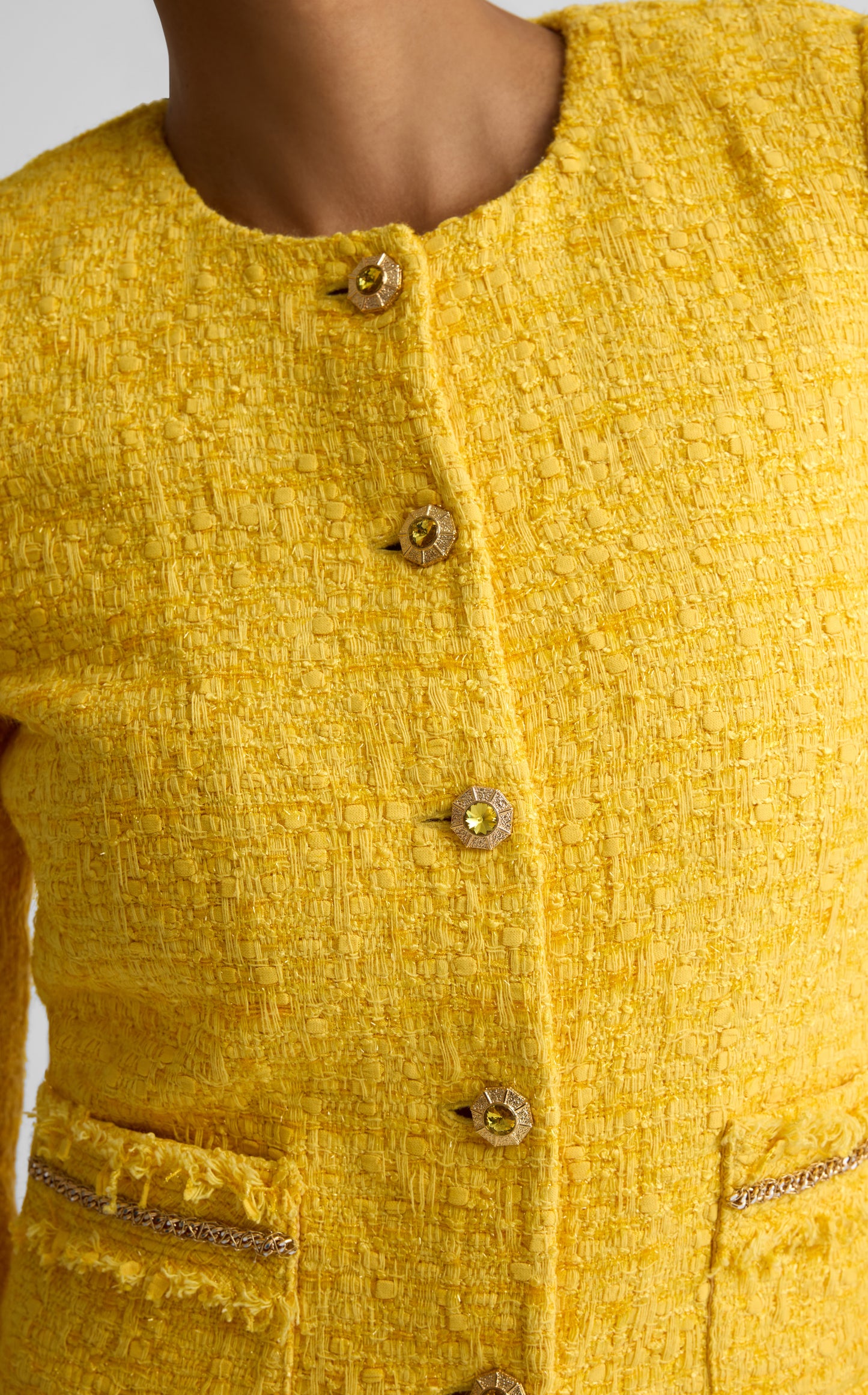 Vivienne Jacket In Gold Coast Tweed