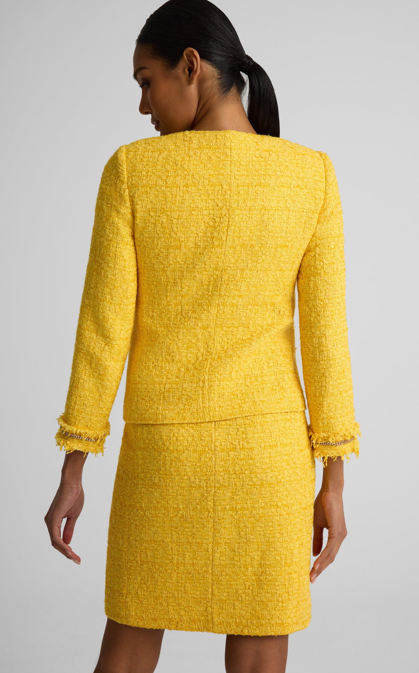 Vivienne Jacket In Gold Coast Tweed