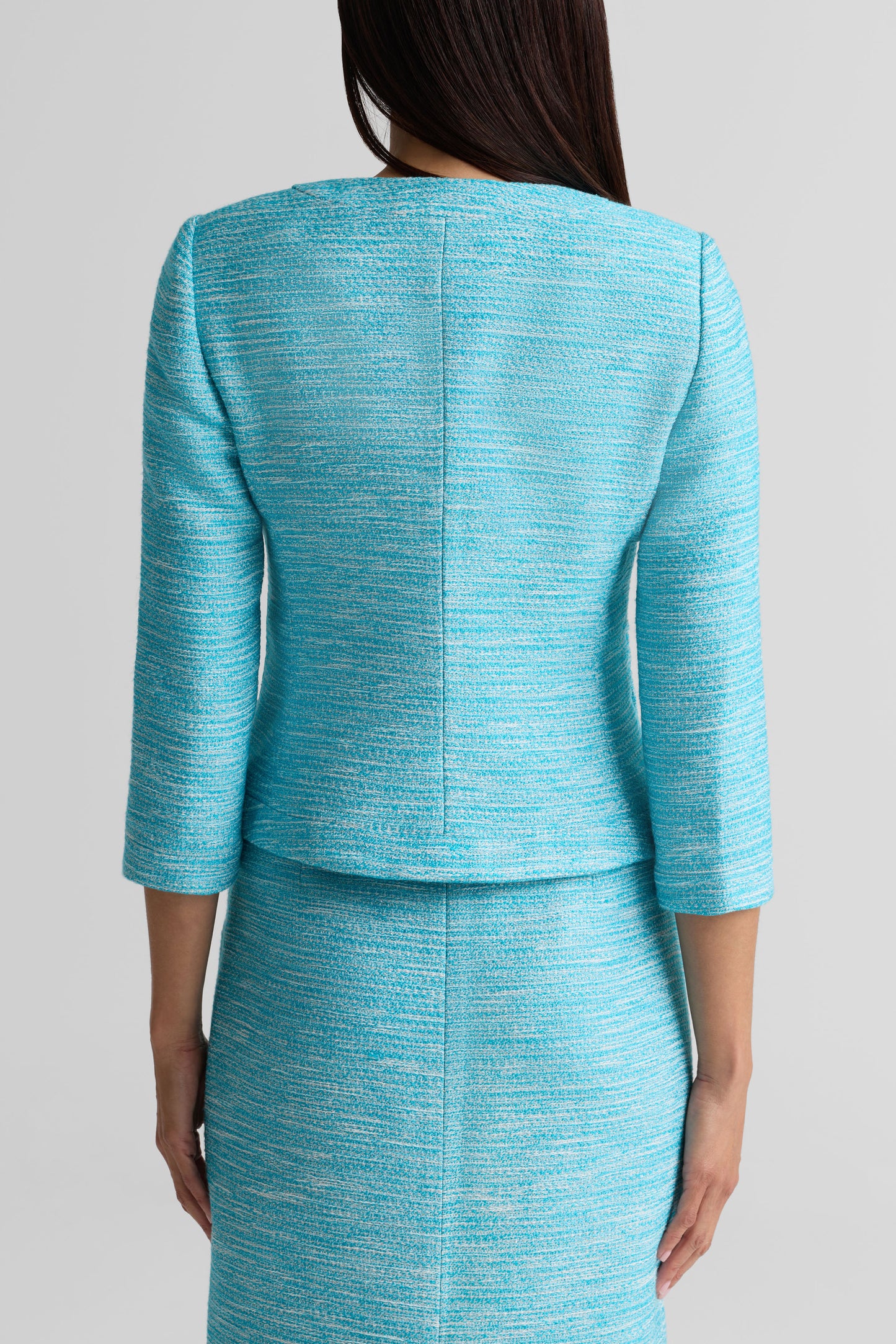 Scoop Neck Framed Jacket