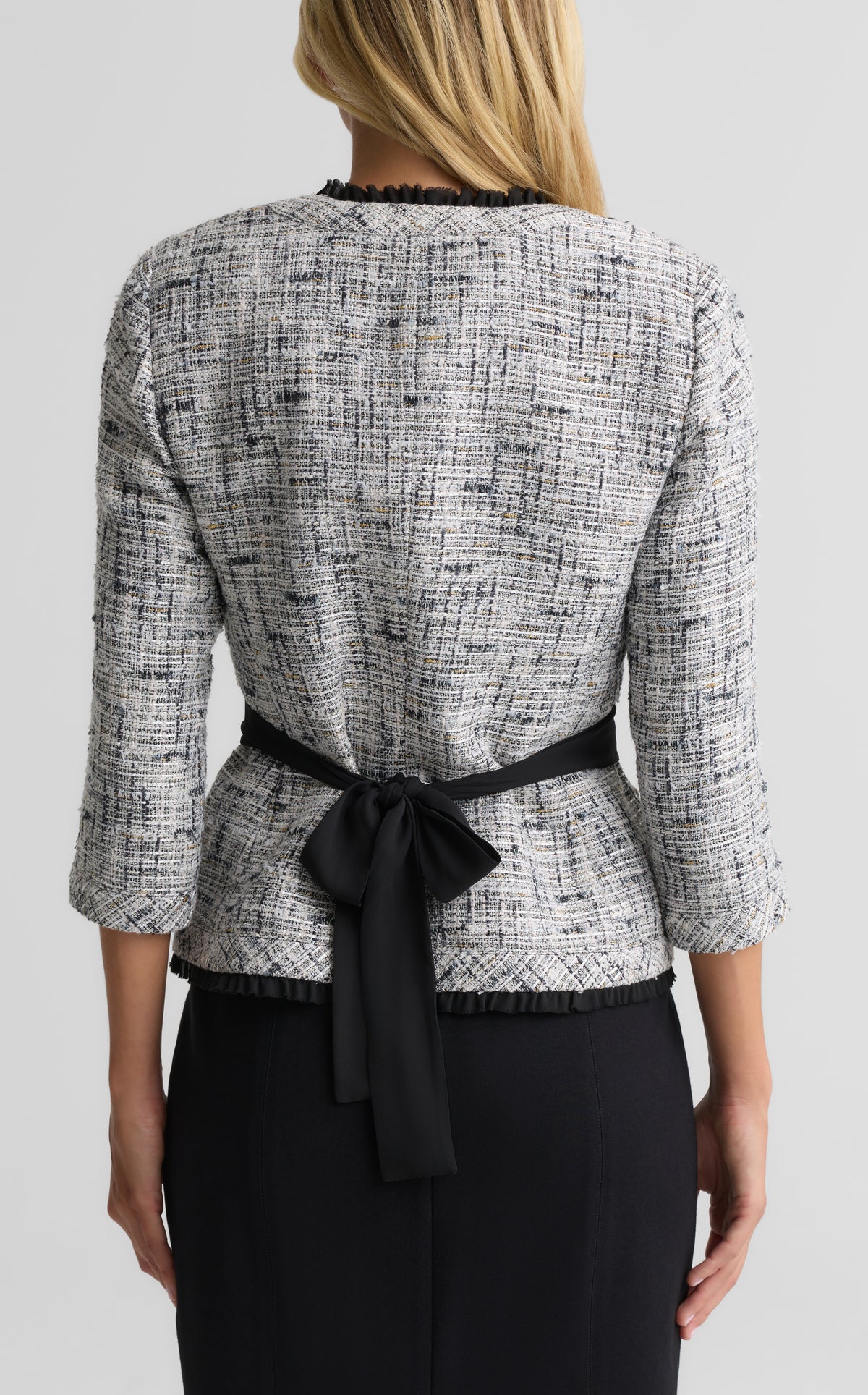 Metallic Tweed Jacket