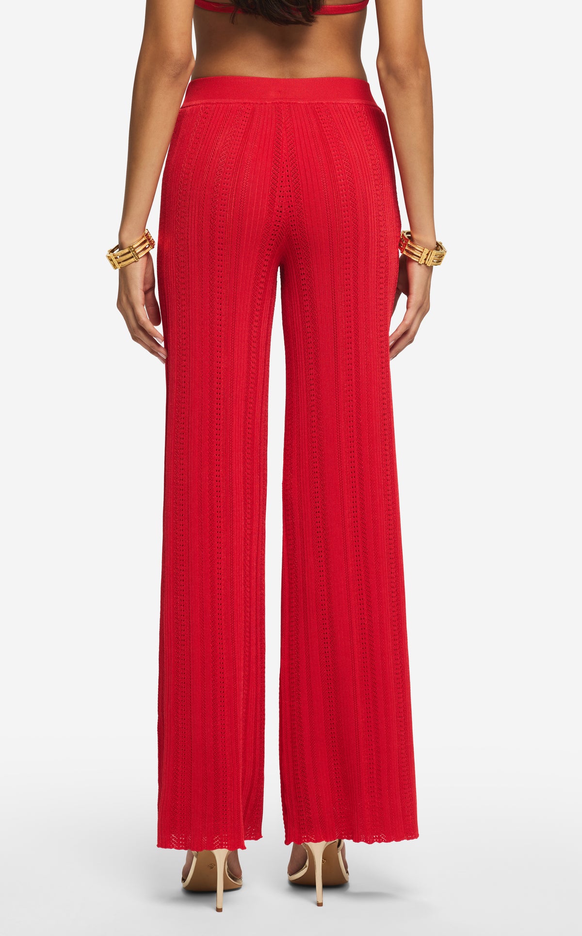 Pant in Pointelle Knit