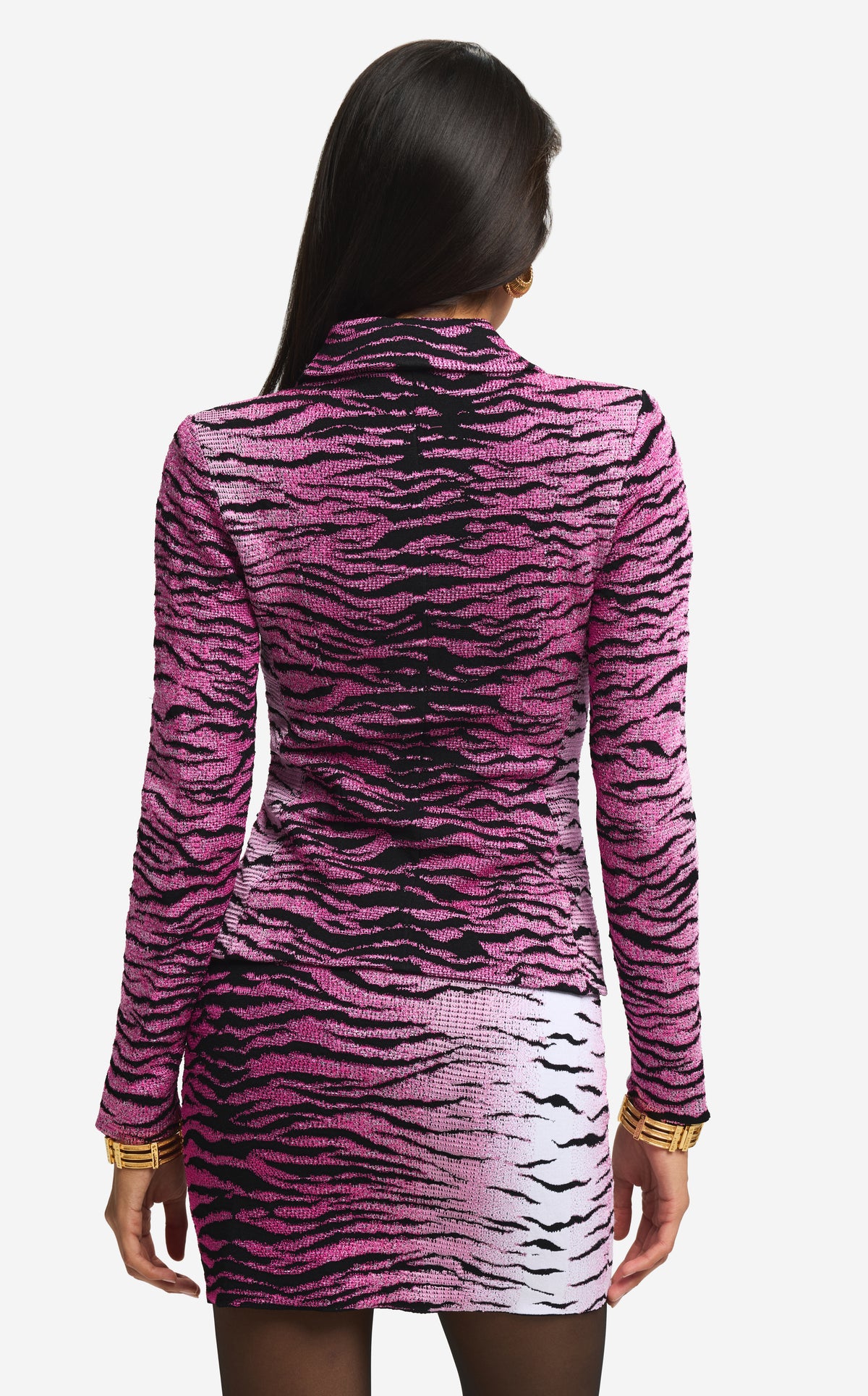 Jacket in Tiger Jacquard