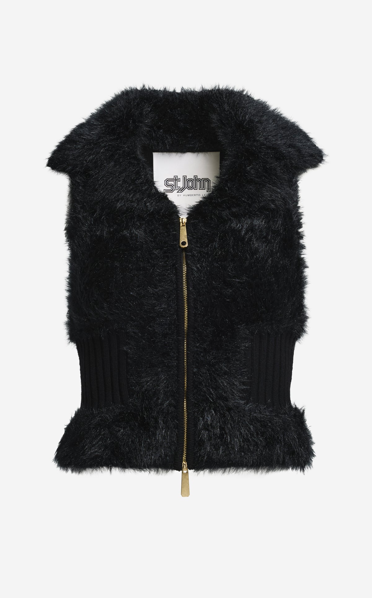 Vest in Knit Fur