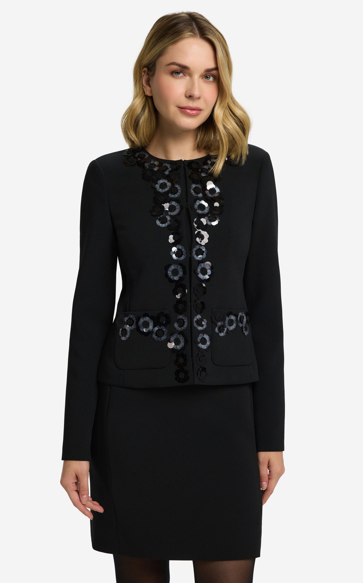 Jacket in Evening Stretch Suiting