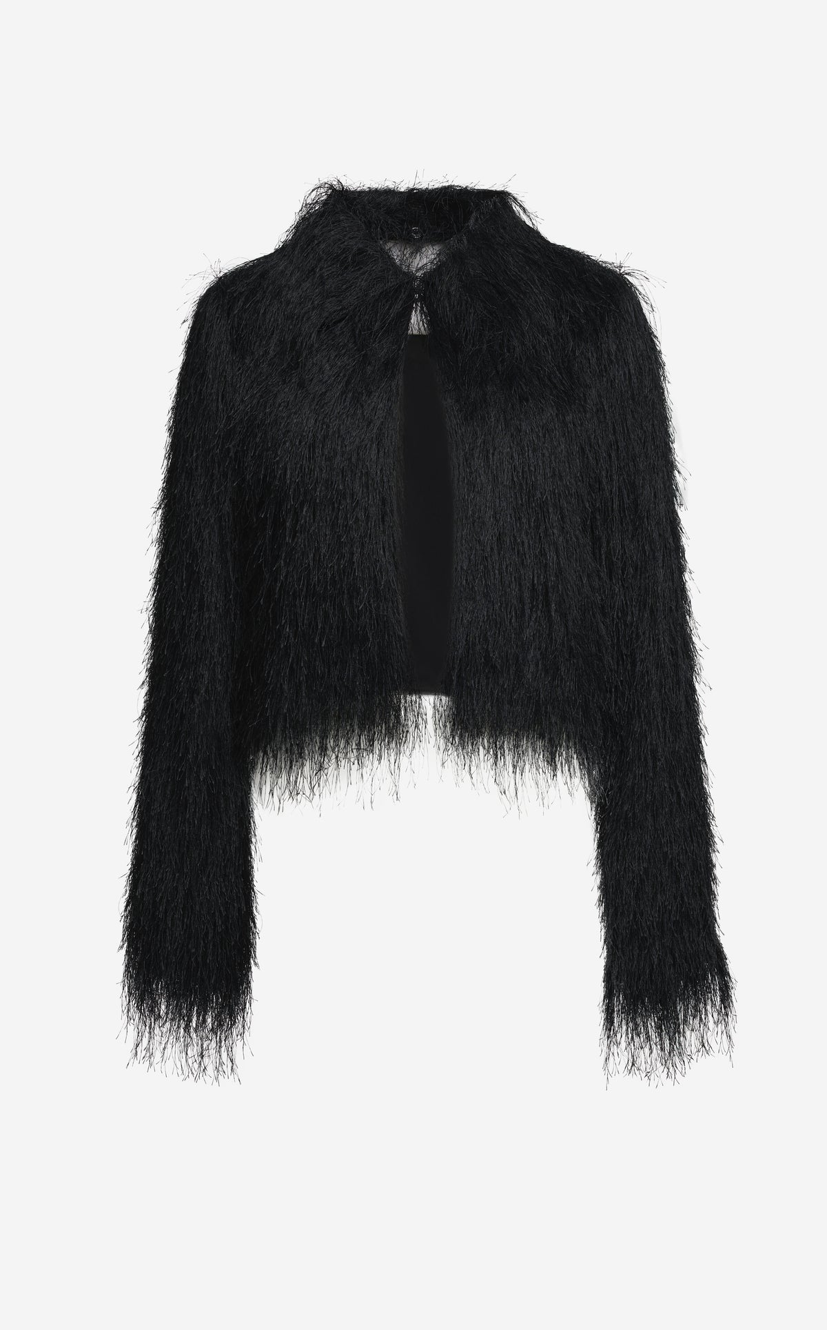 Jacket in Whisker Fringe
