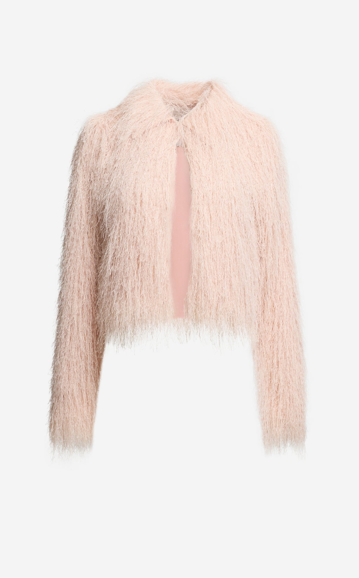 Jacket in Whisker Fringe