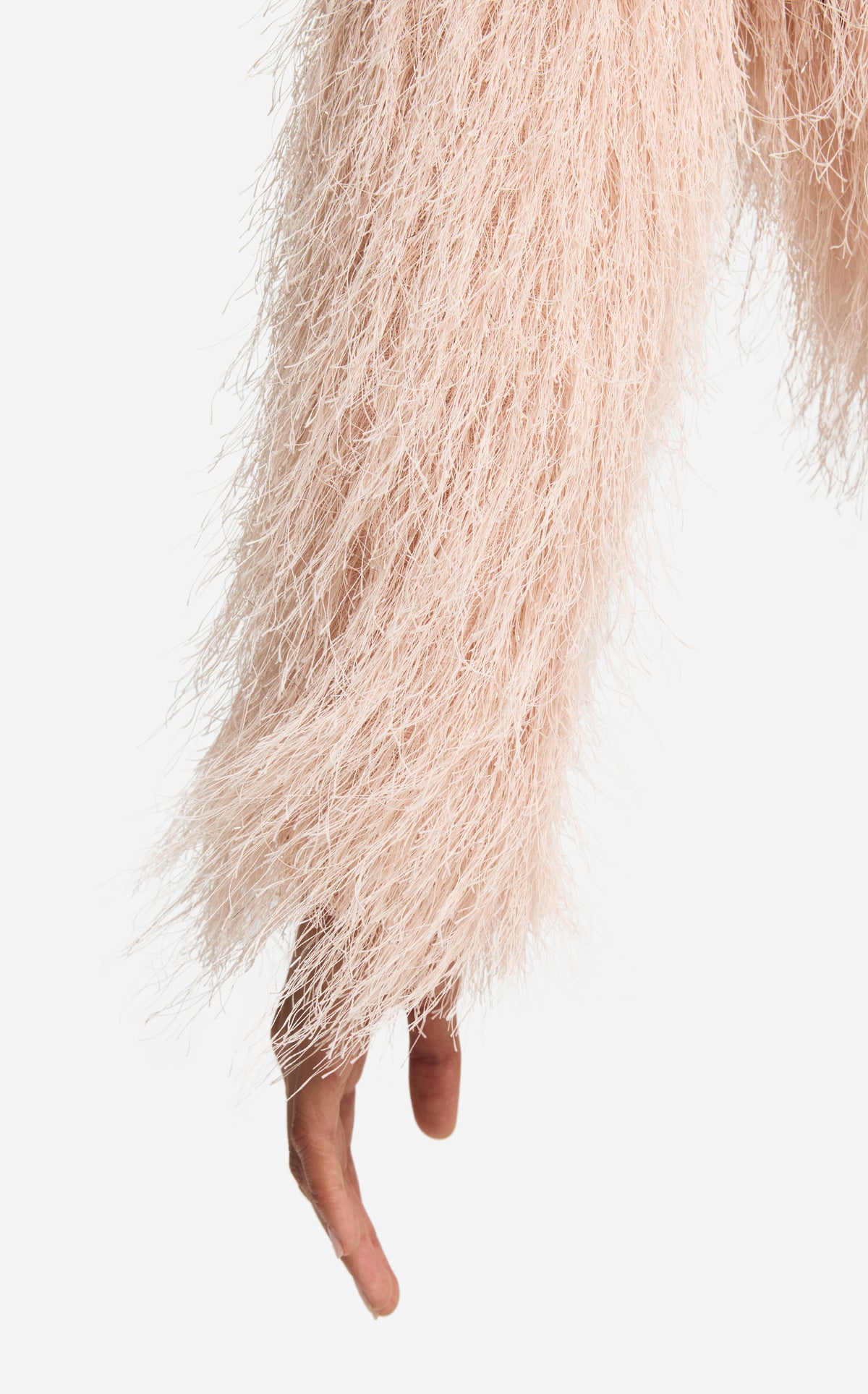 Jacket in Whisker Fringe