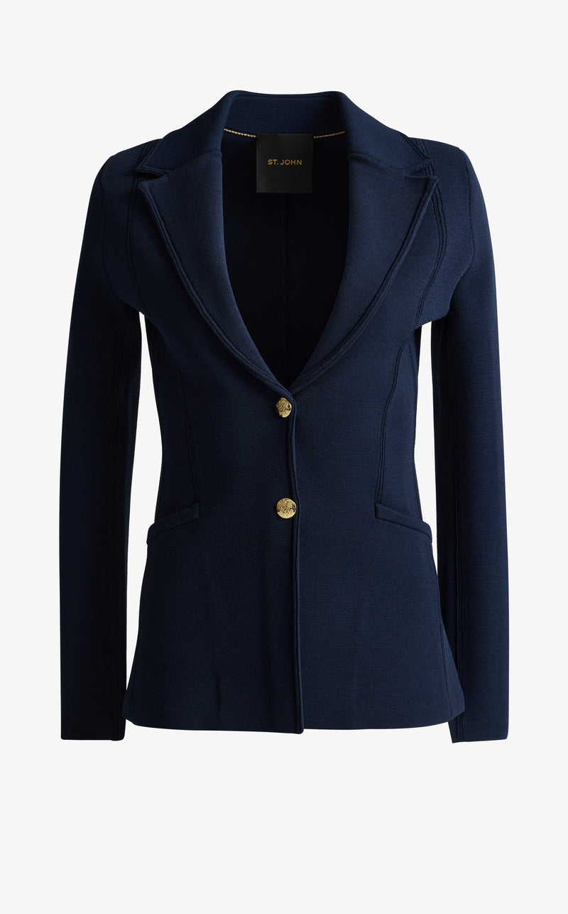 Erin Jacket In Santa Roma Knit