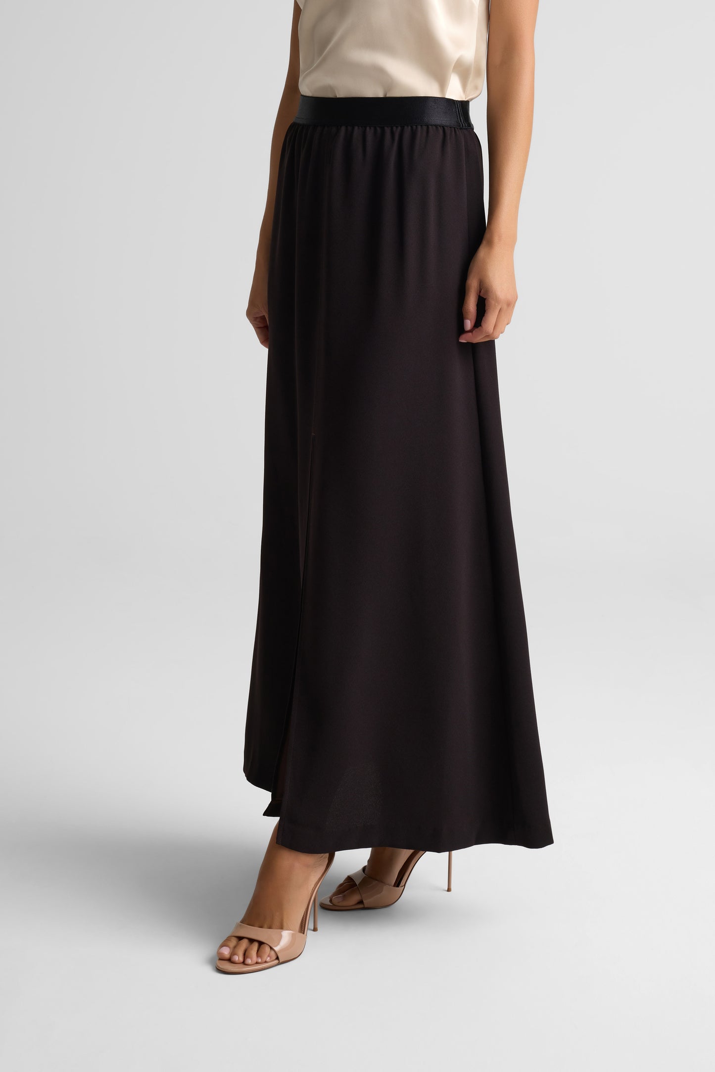 Satin Maxi Skirt