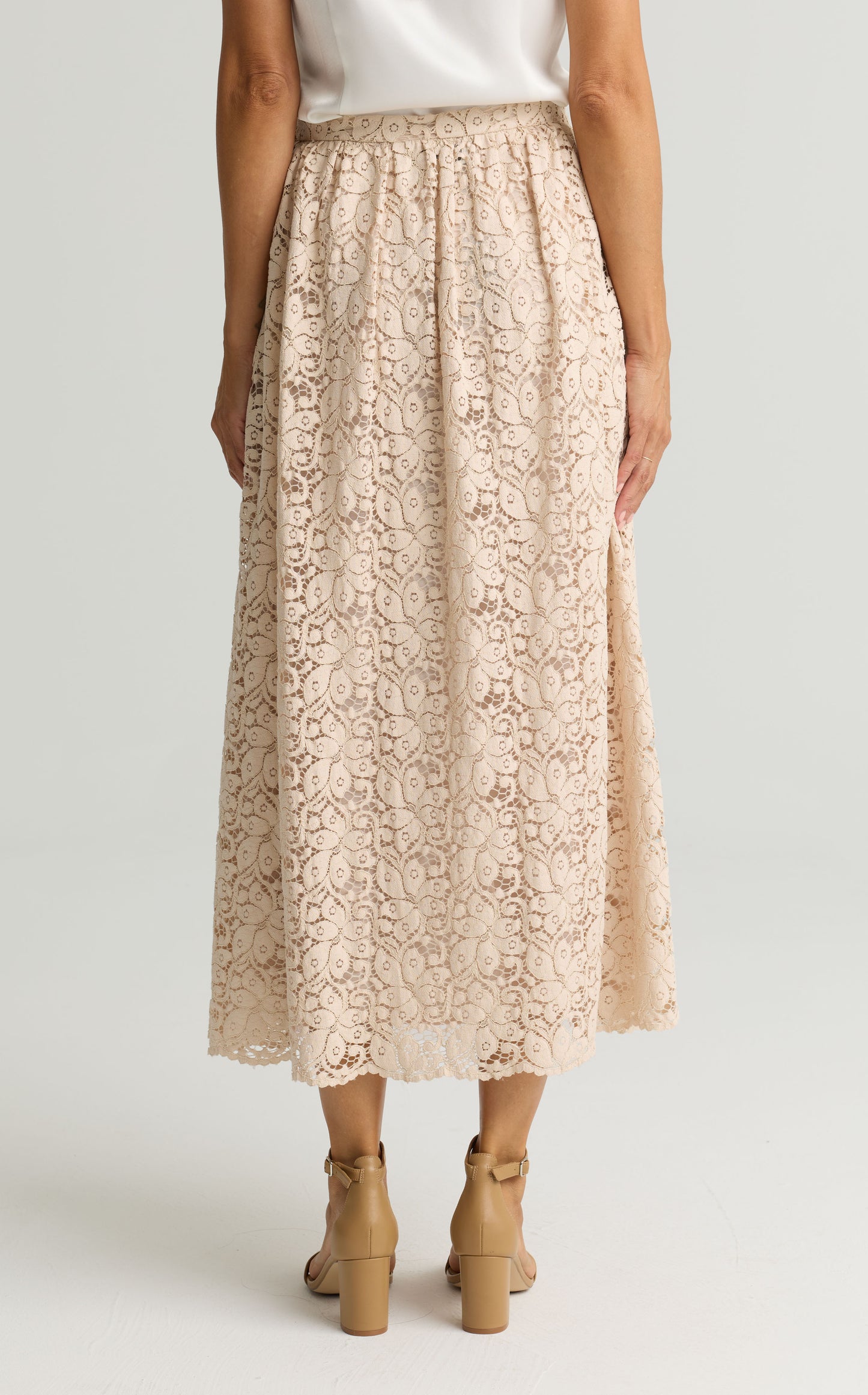 Guipure Lace Skirt