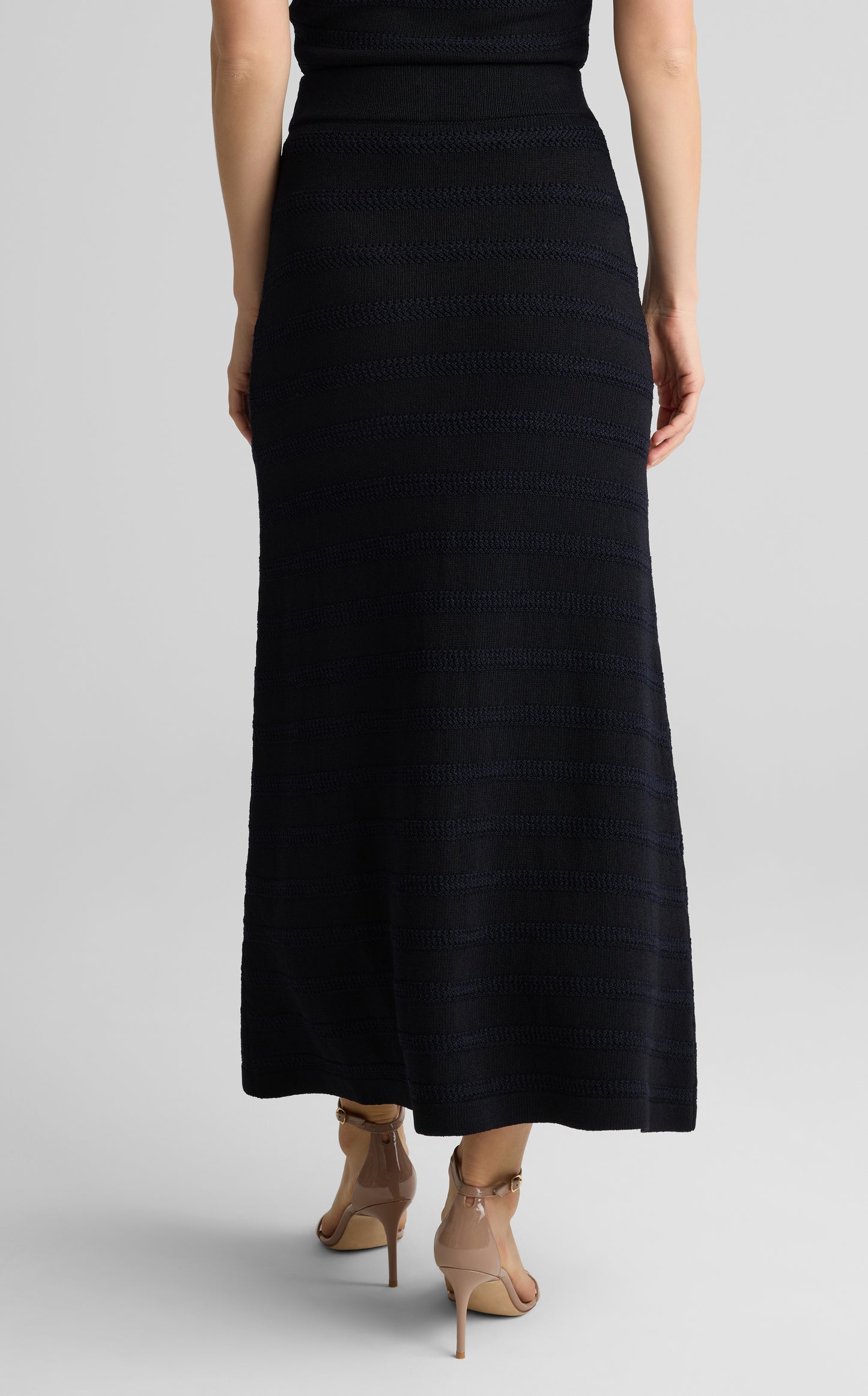 Marina Skirt In Breton Stripe Knit