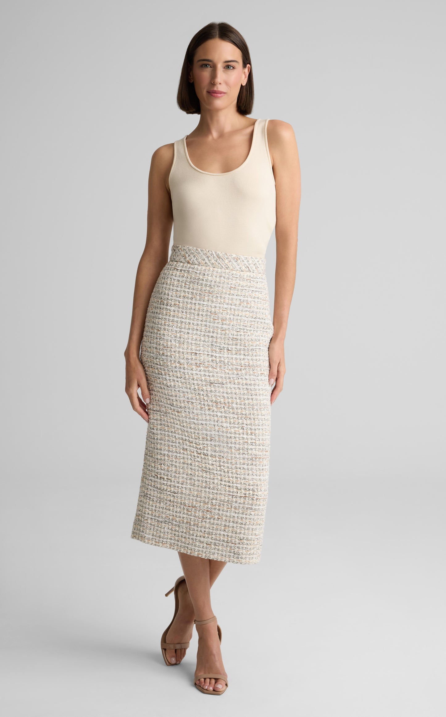 Margot Skirt in Côte d'Azur Tweed