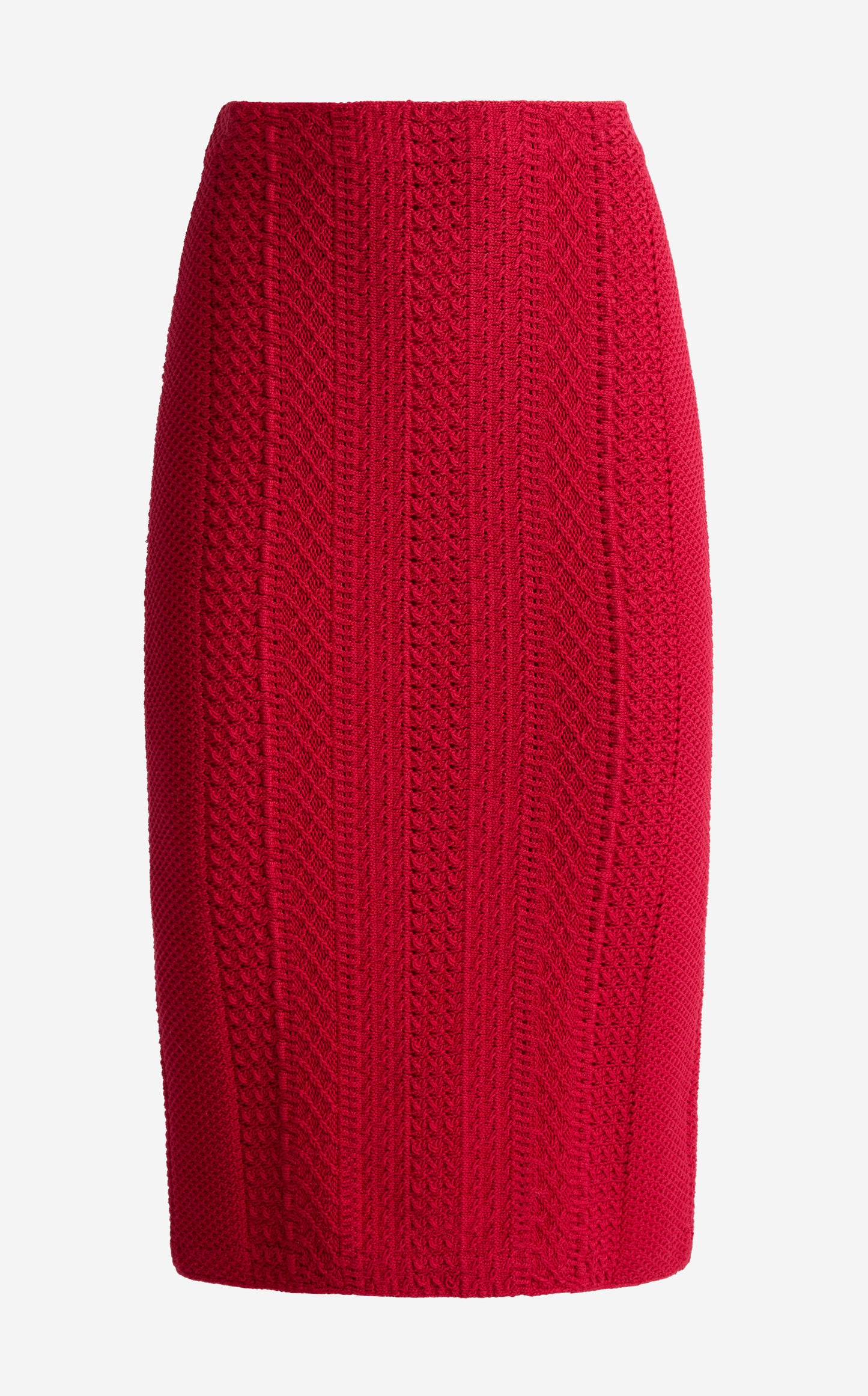 Margot Skirt In Cotton Crochet Knit