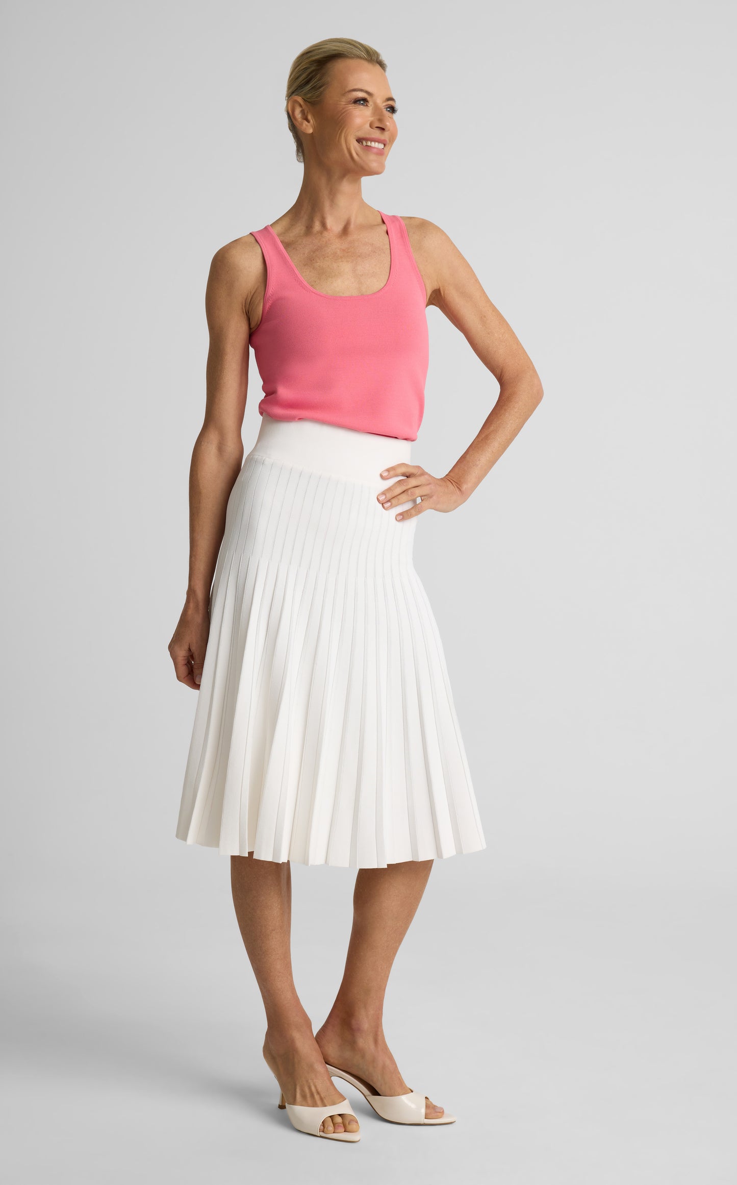 Tracy Skirt In Riviera Crepe Knit