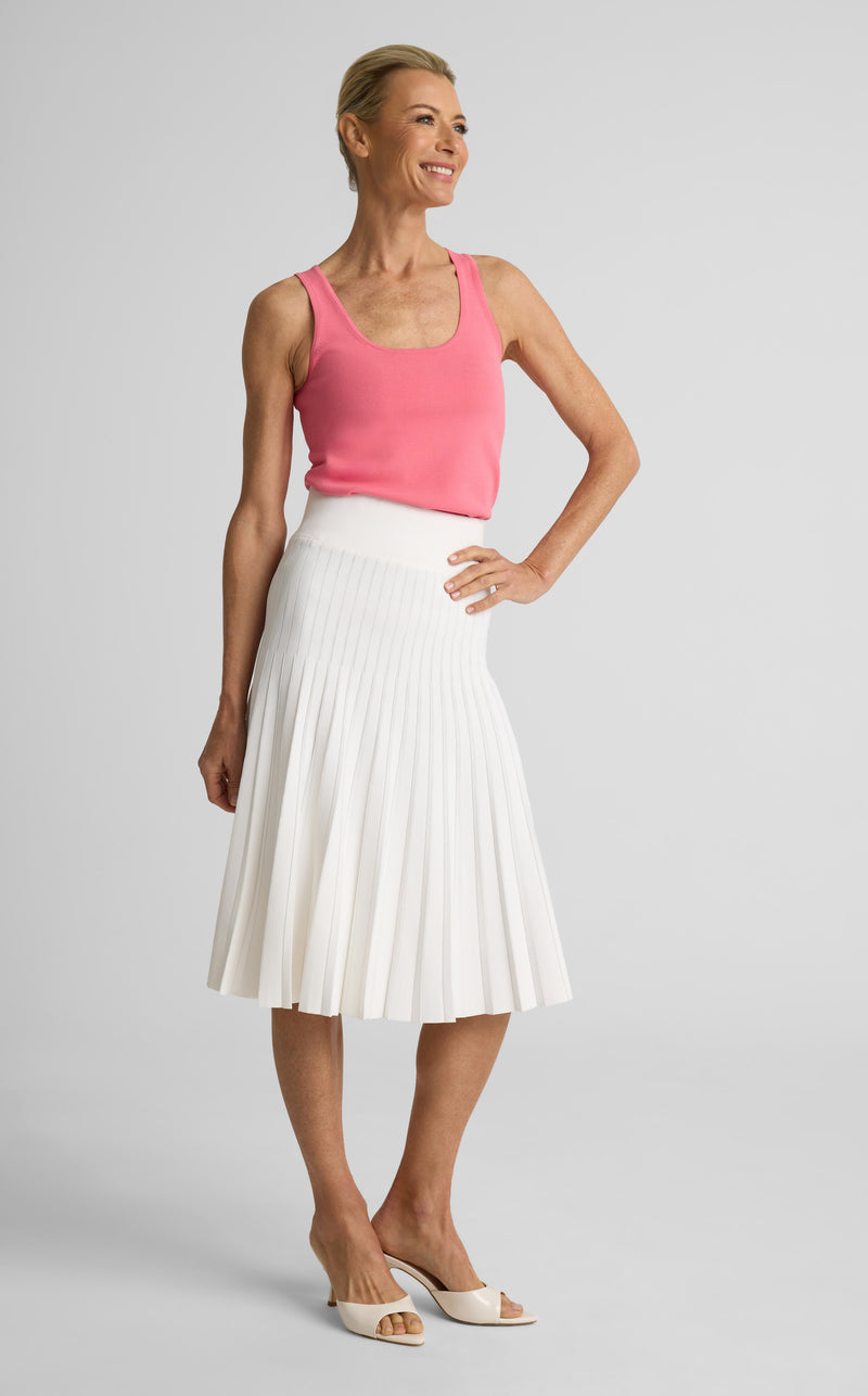 Tracy Skirt In Riviera Crepe Knit