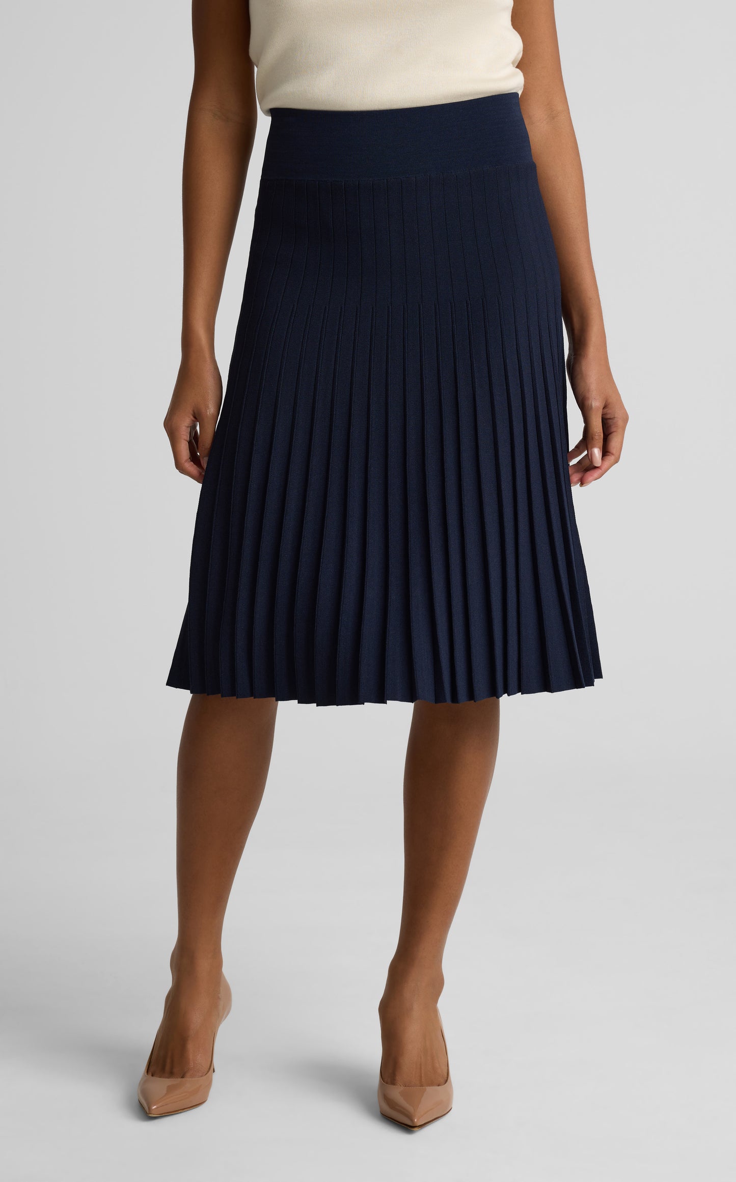 Tracy Skirt In Riviera Crepe Knit