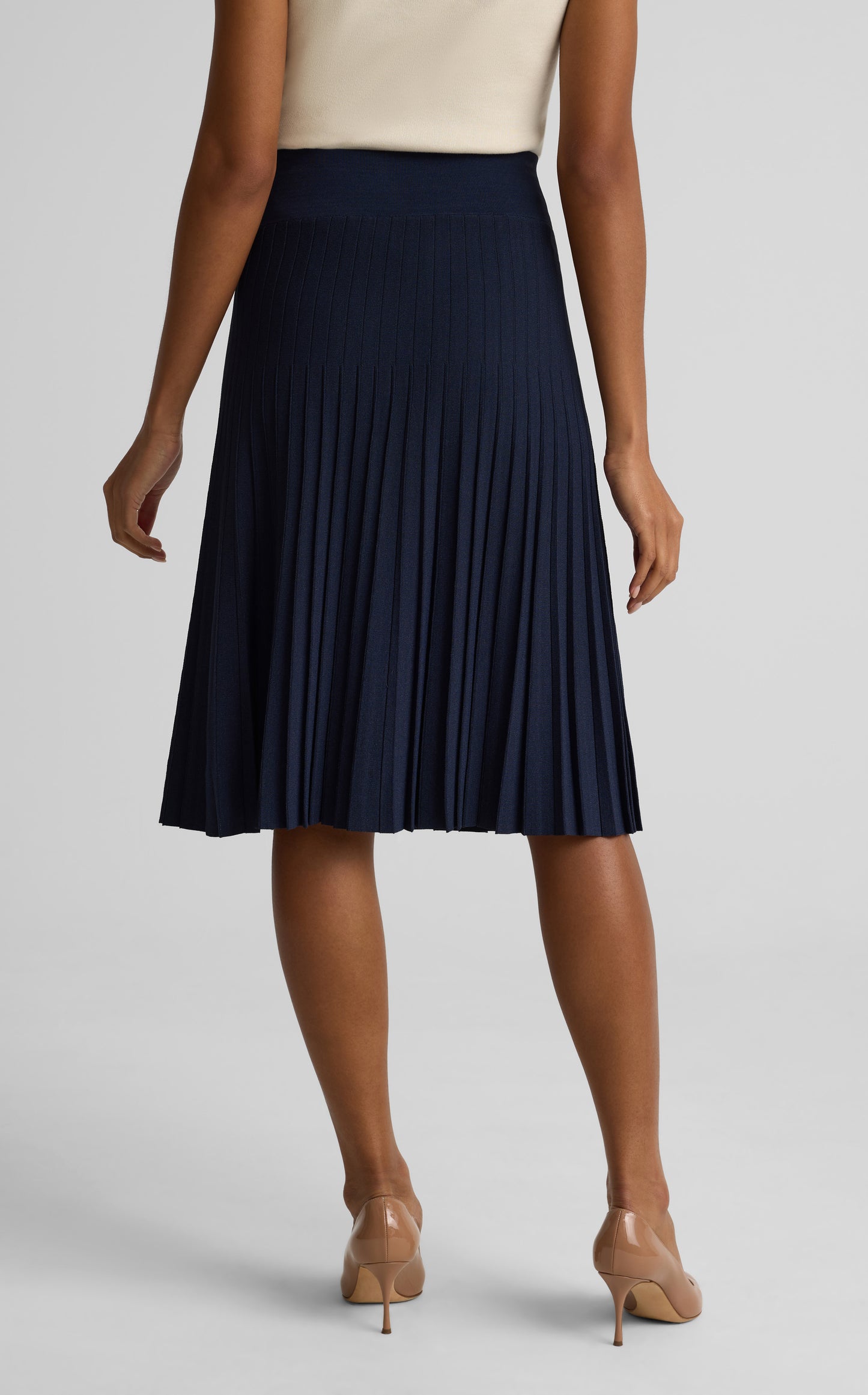 Tracy Skirt In Riviera Crepe Knit