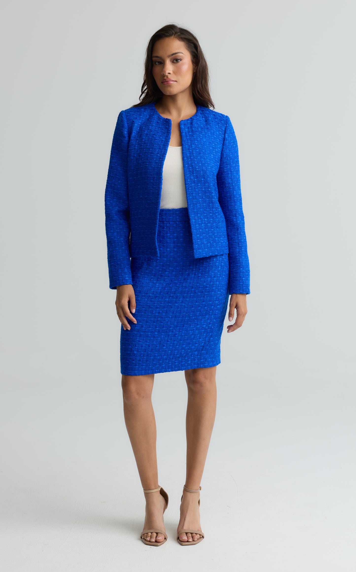 Skyler Skirt In Mirage Tweed