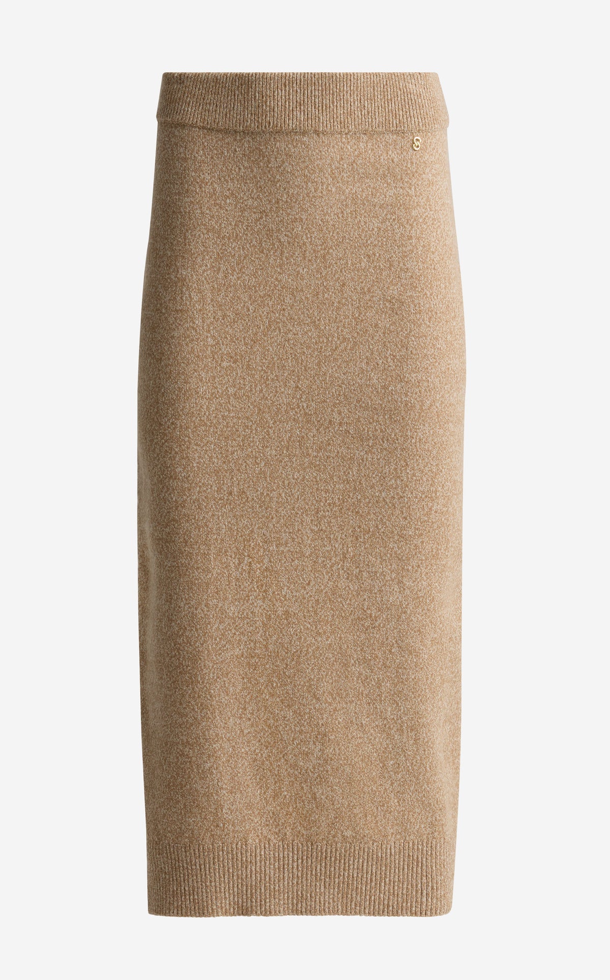 Skirt In Wool Mouliné Knit