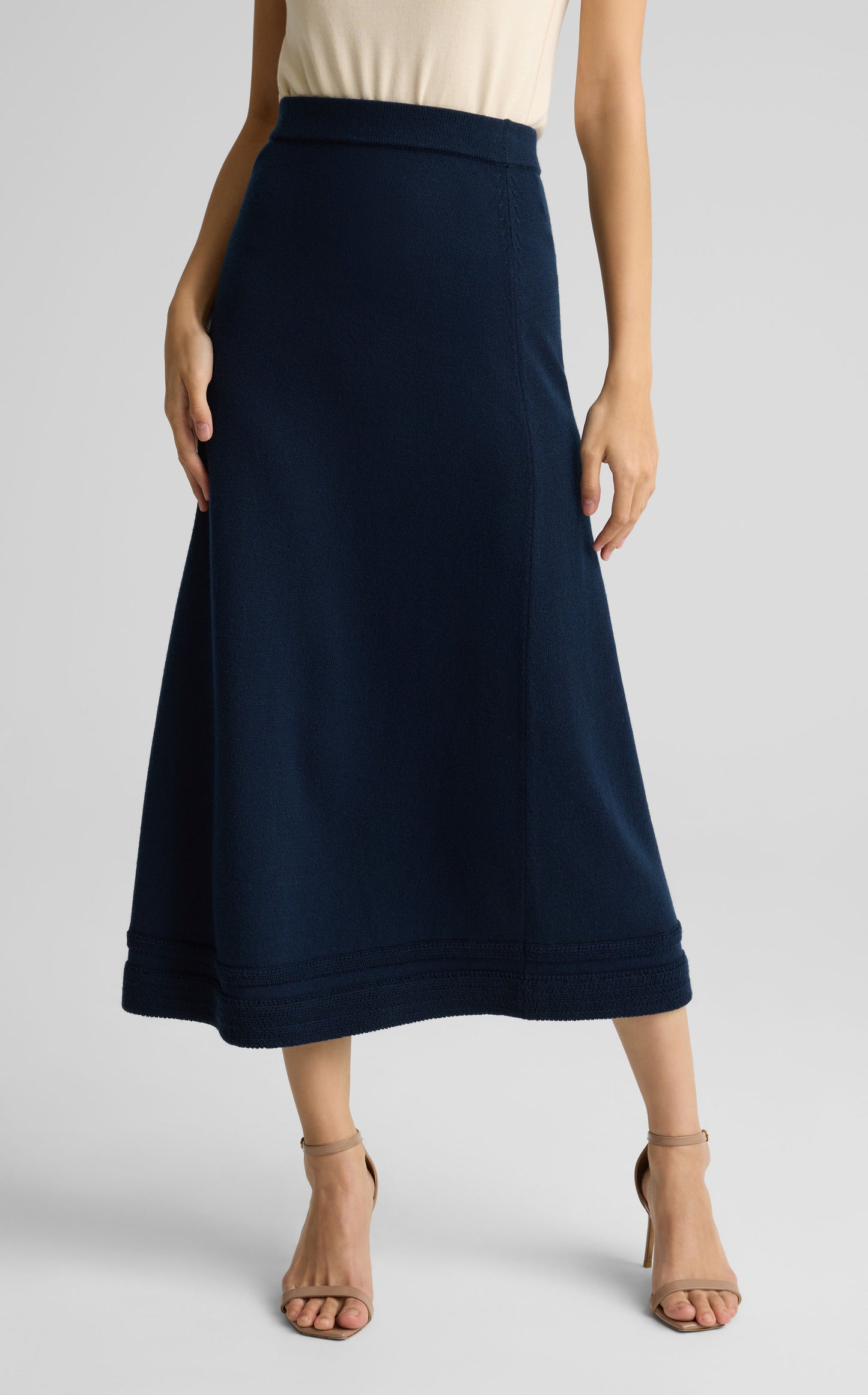 Skirt In Legacy Crepe Knit