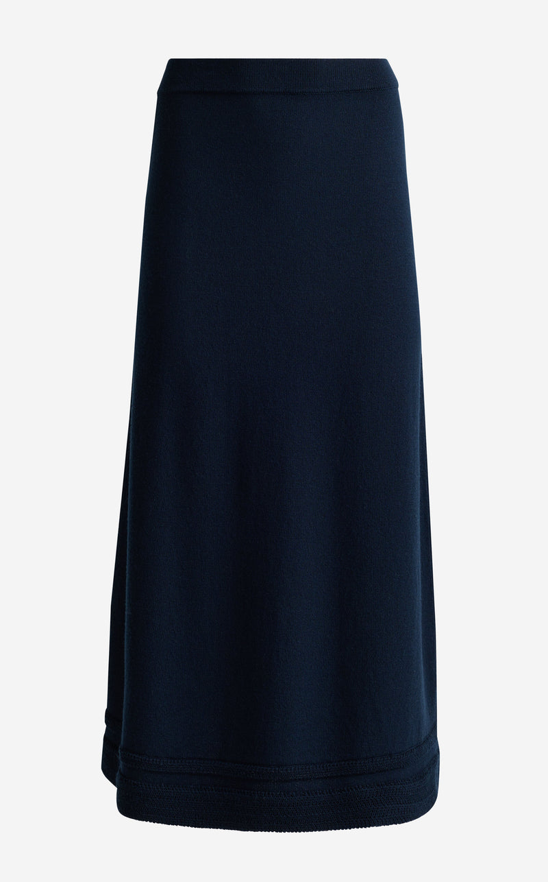Skirt In Legacy Crepe Knit