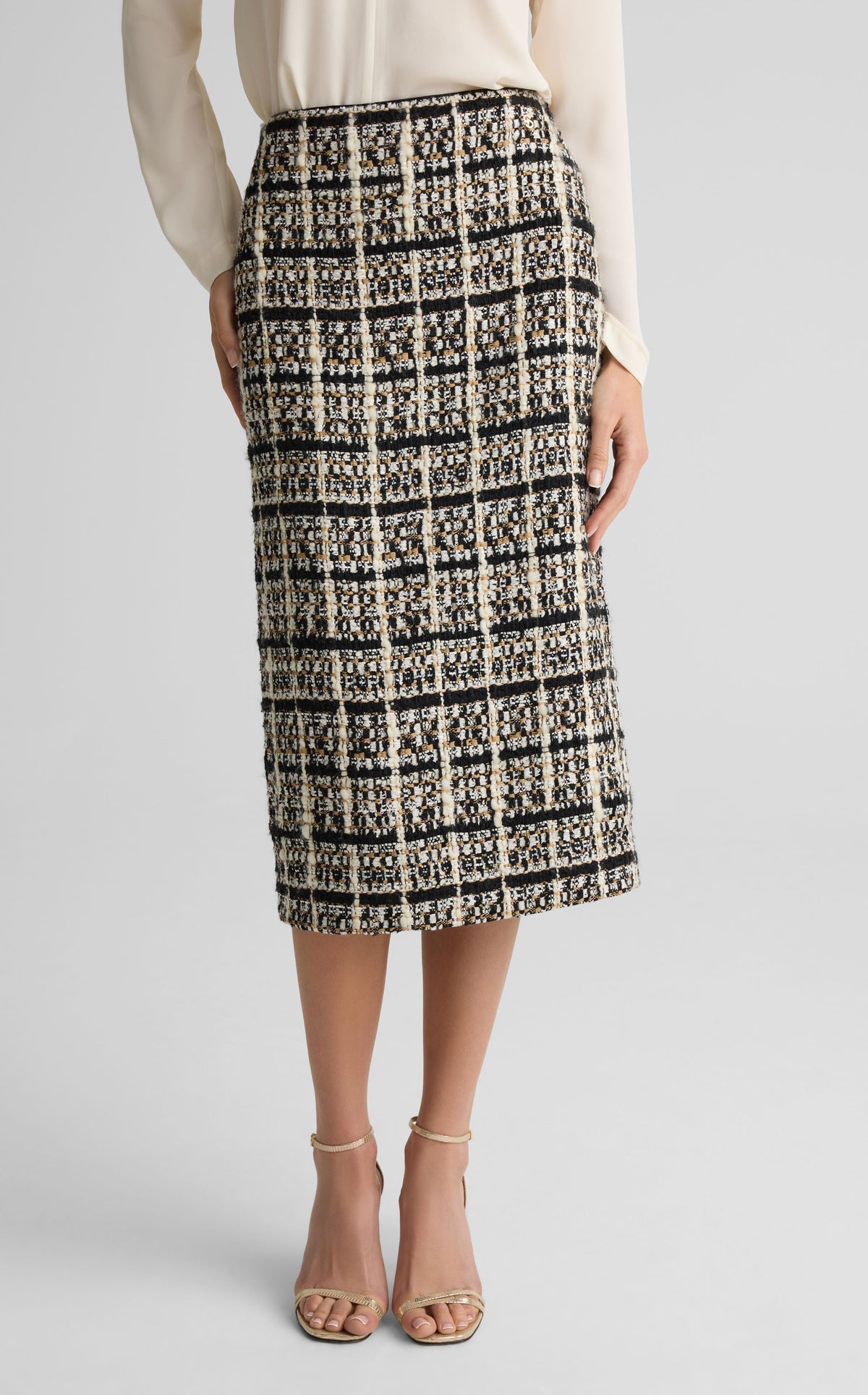 Skirt In Chapelle Plaid Tweed