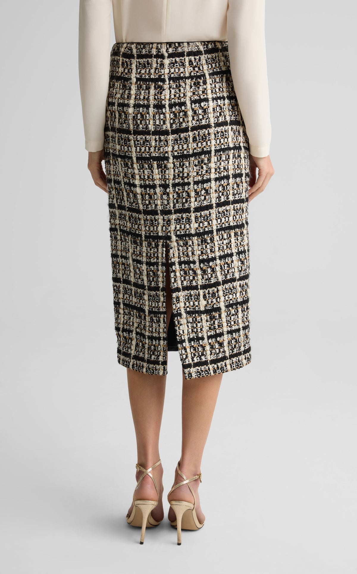 Skirt In Chapelle Plaid Tweed