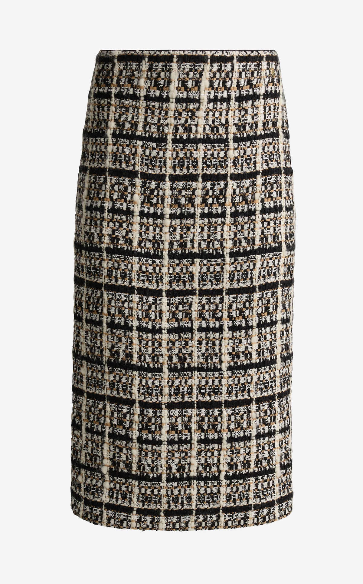 Skirt In Chapelle Plaid Tweed