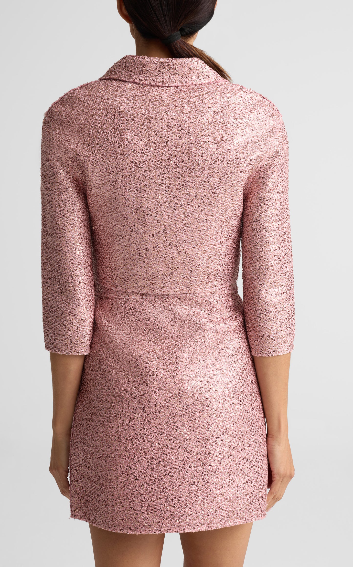 Bonded Sequin Knit Skirt