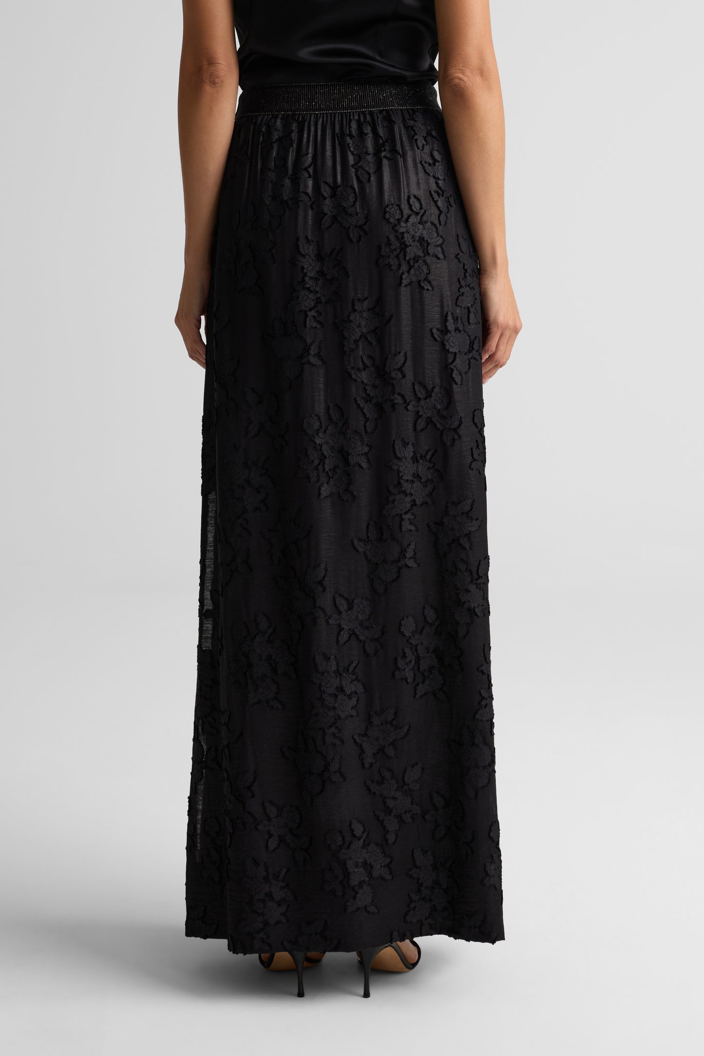 Italian Floral Maxi Skirt