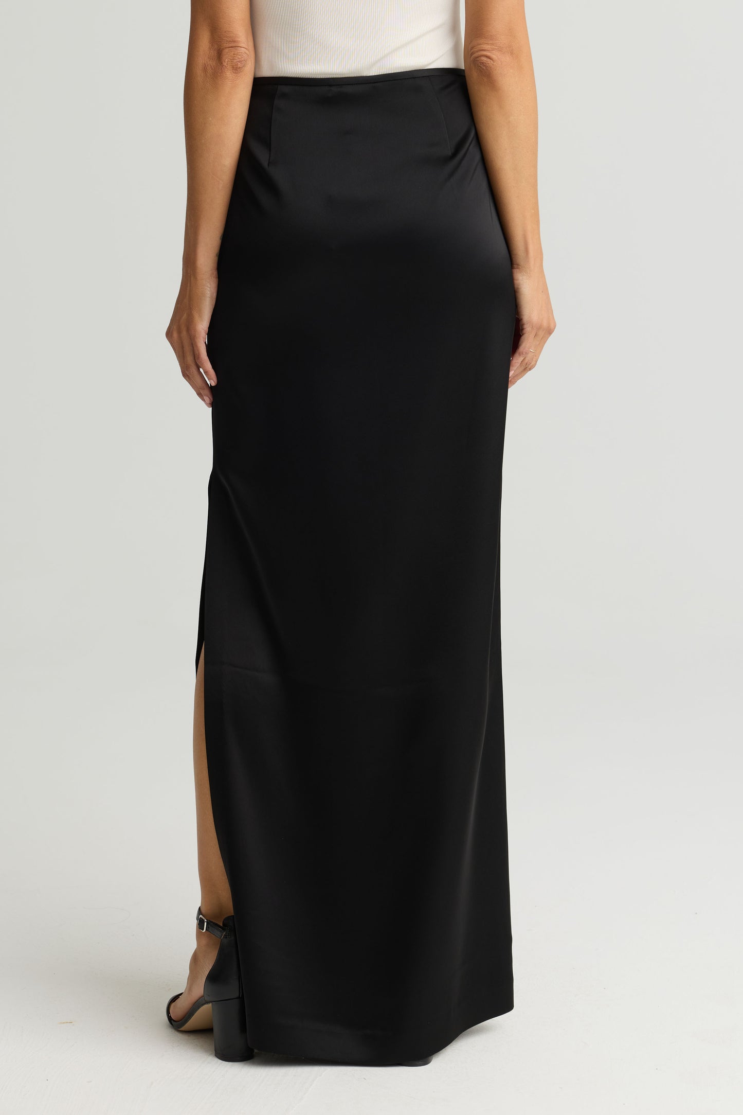 Liquid Satin Maxi Skirt