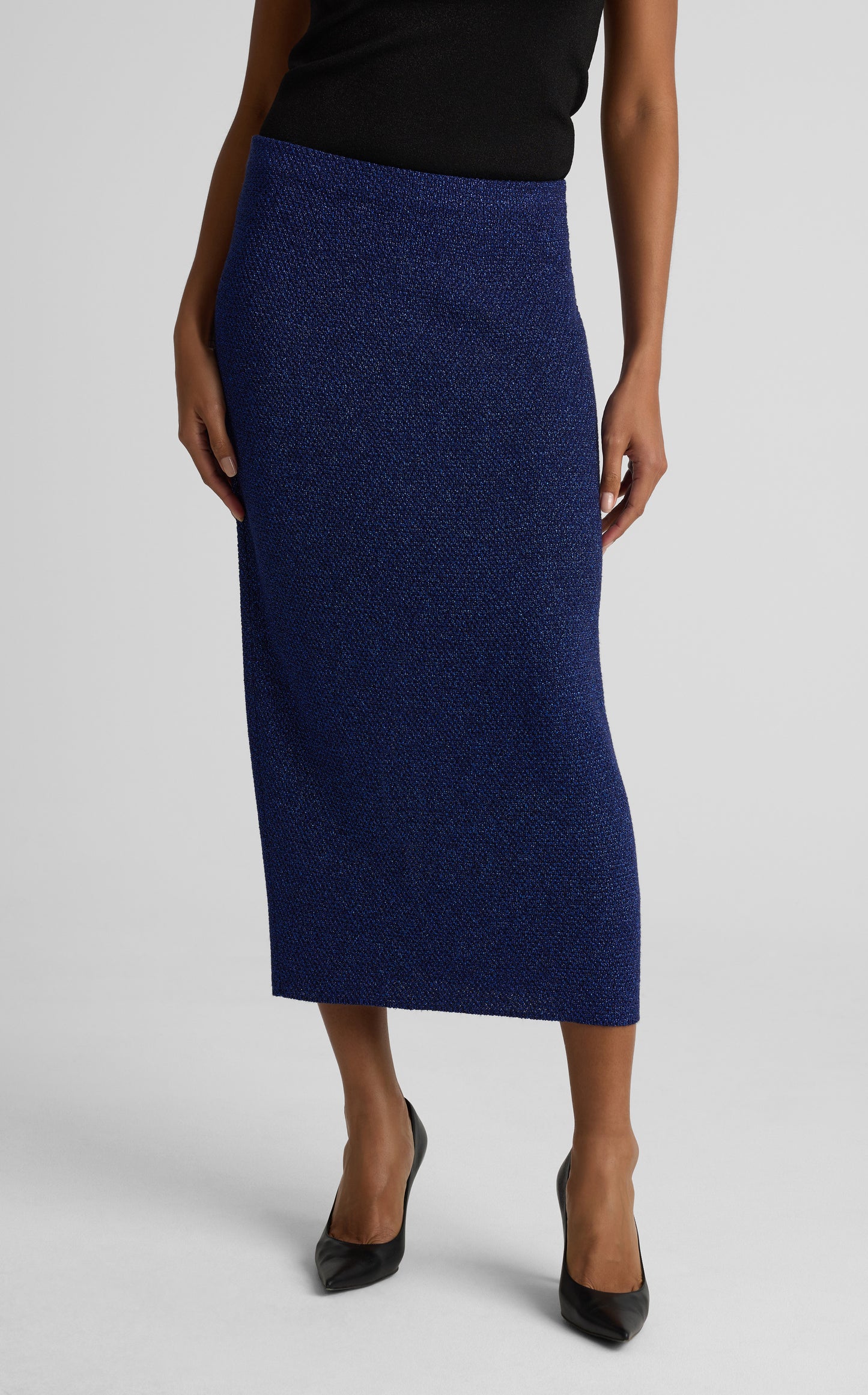 Margot Skirt In Metallic Knit