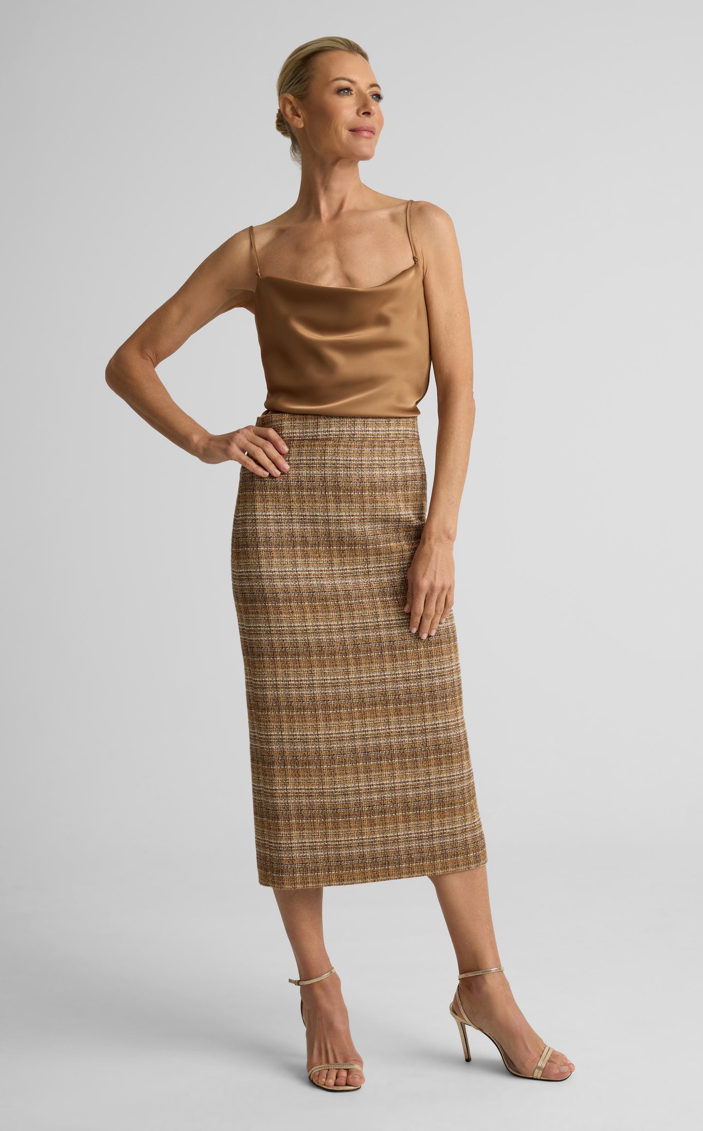 Margot Skirt In Gilded Tweed