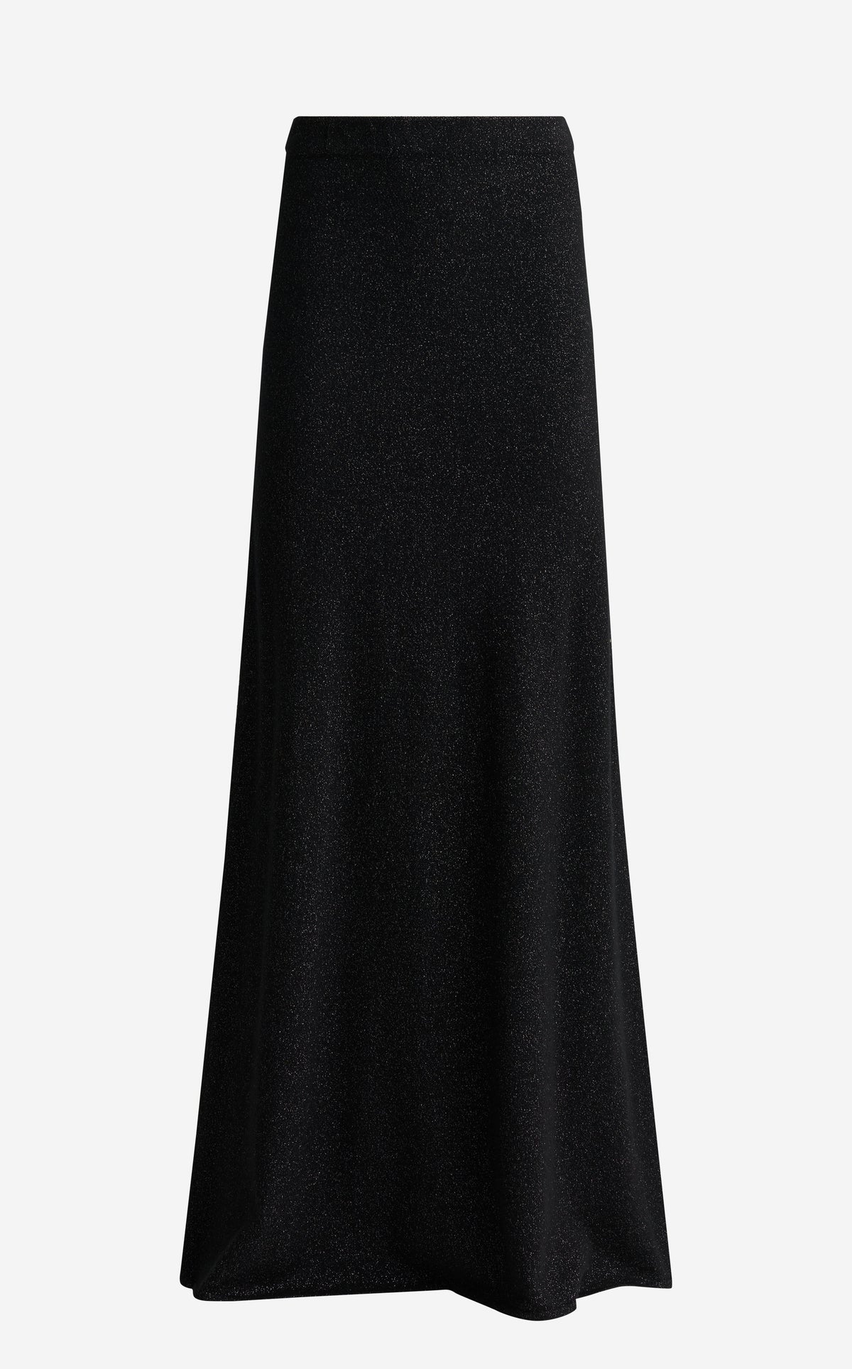 Skirt In Wool Cashmere Metallic Blend