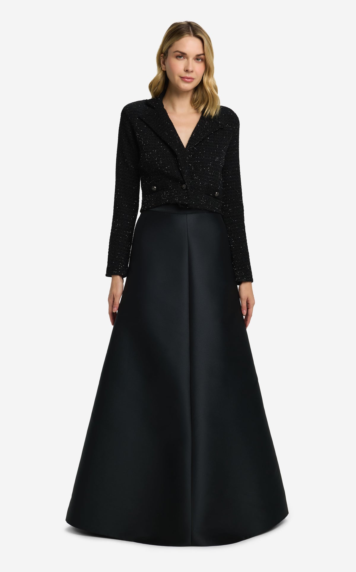 Skirt in Evening Faille Twill