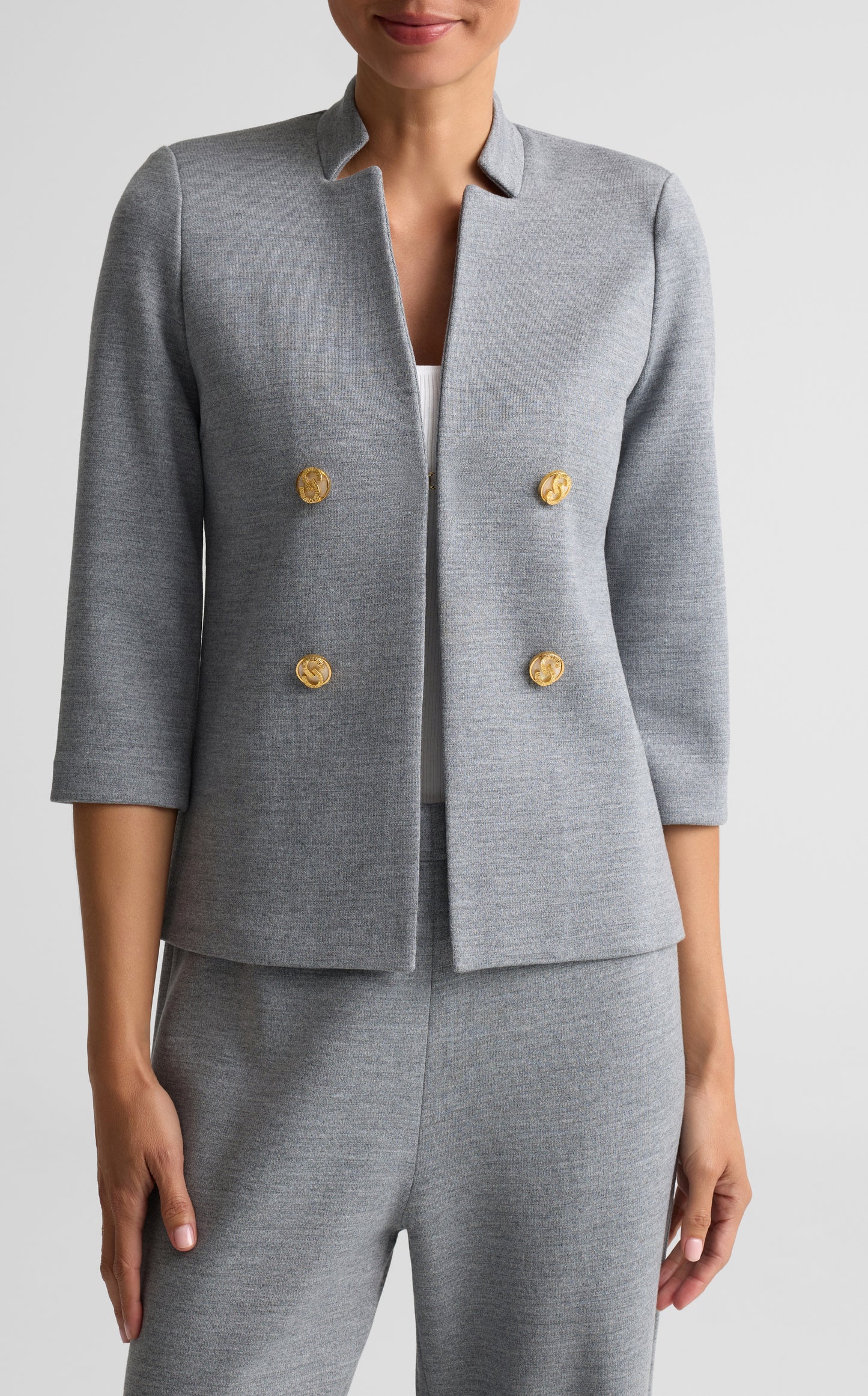 Milano Knit 3/4 Sleeve Jacket