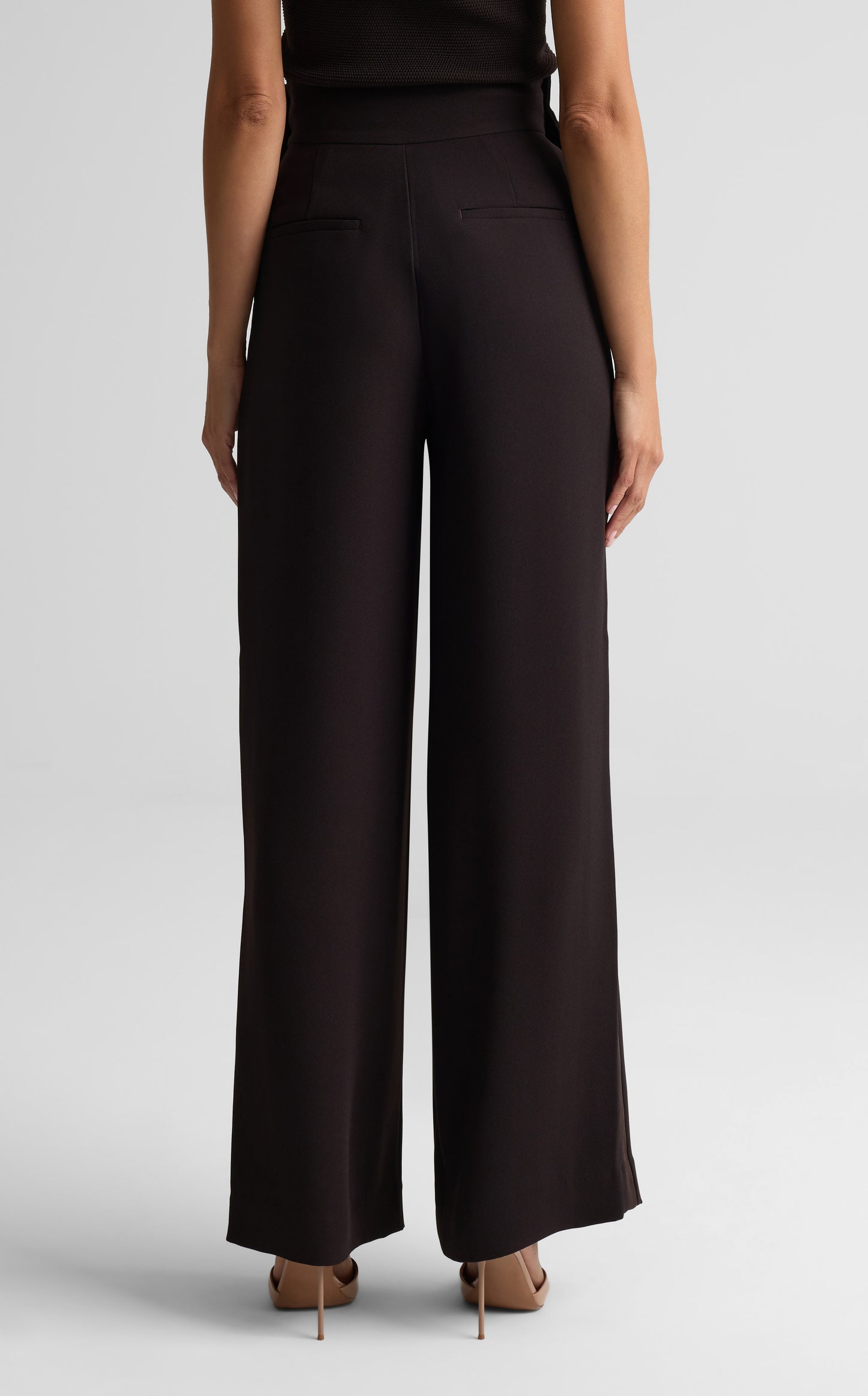Satin Back Crepe Pant