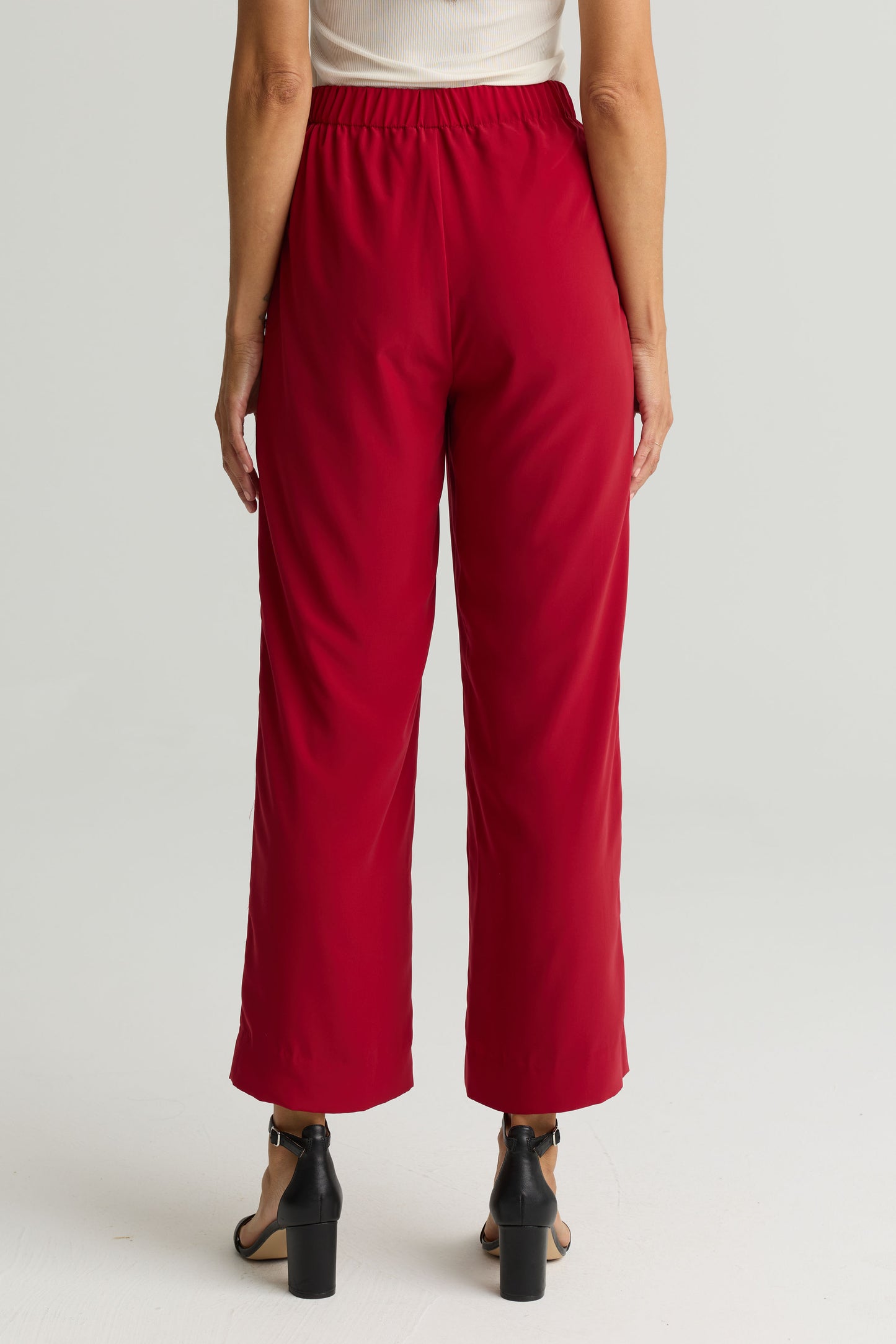 Peached Woven Wide Leg Pant