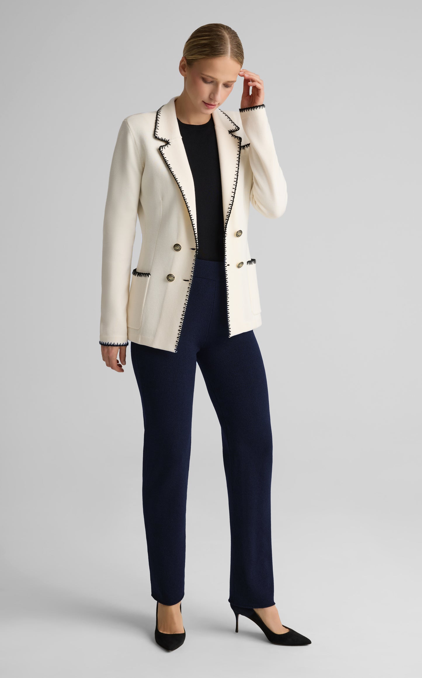 Isabel Pant in Legacy Crepe Knit