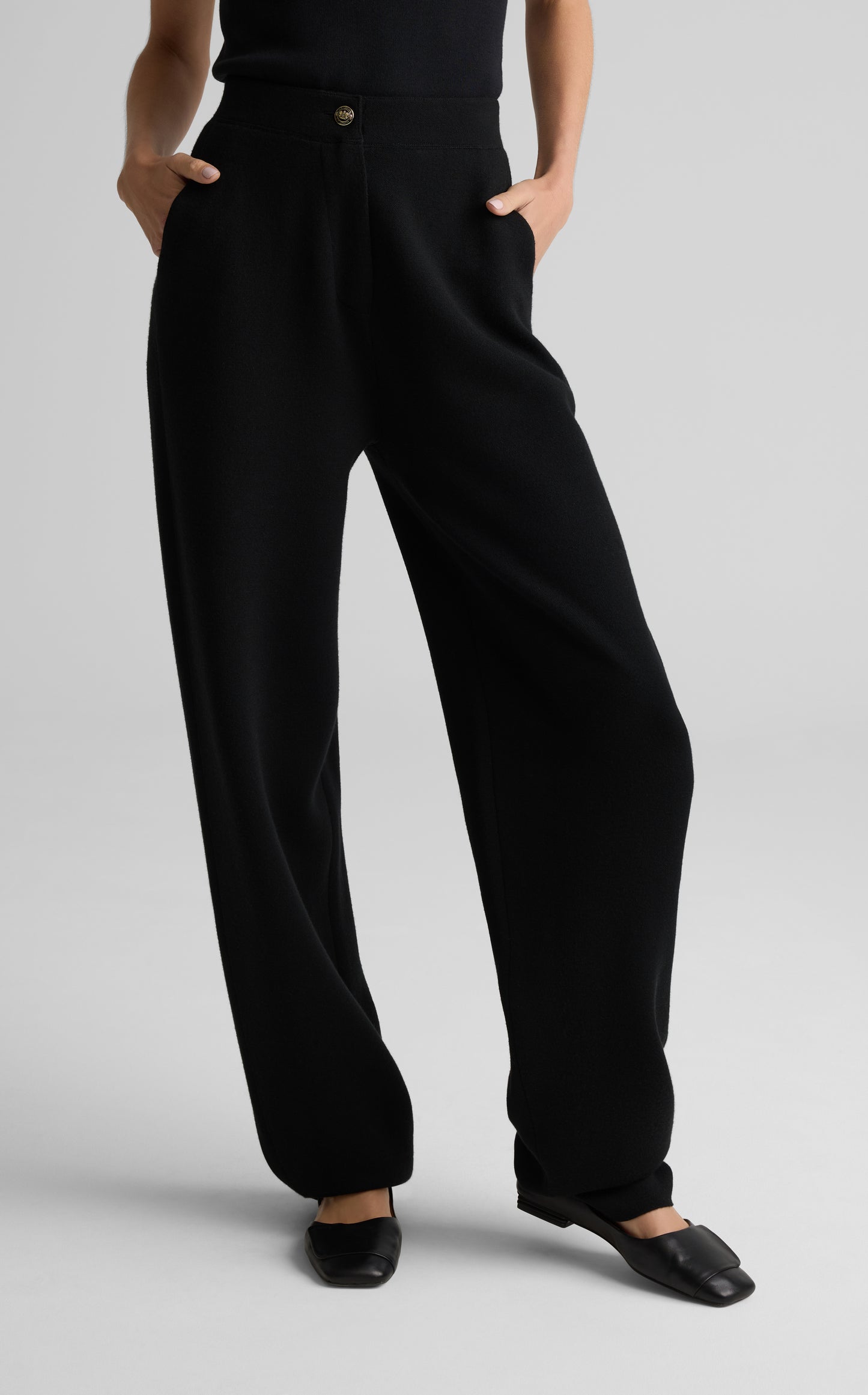 Gail Pant In Signature Doubleface Knit
