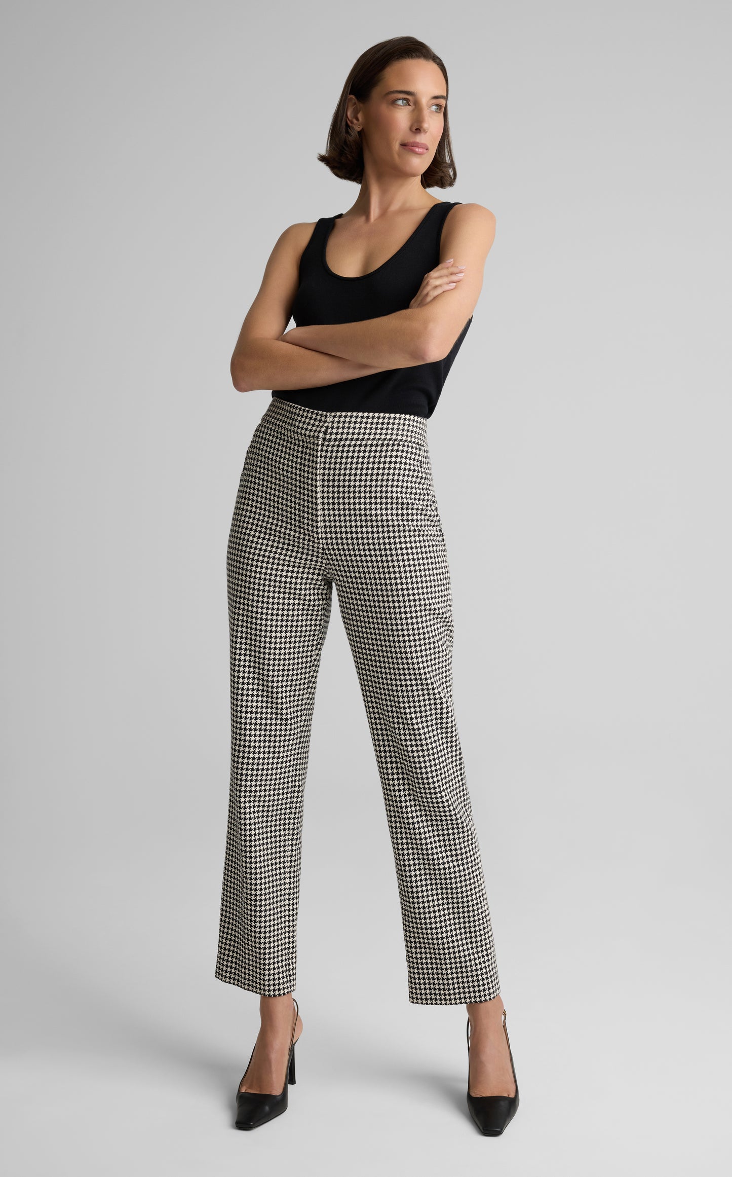 Isabel Pant in Vichy Suiting