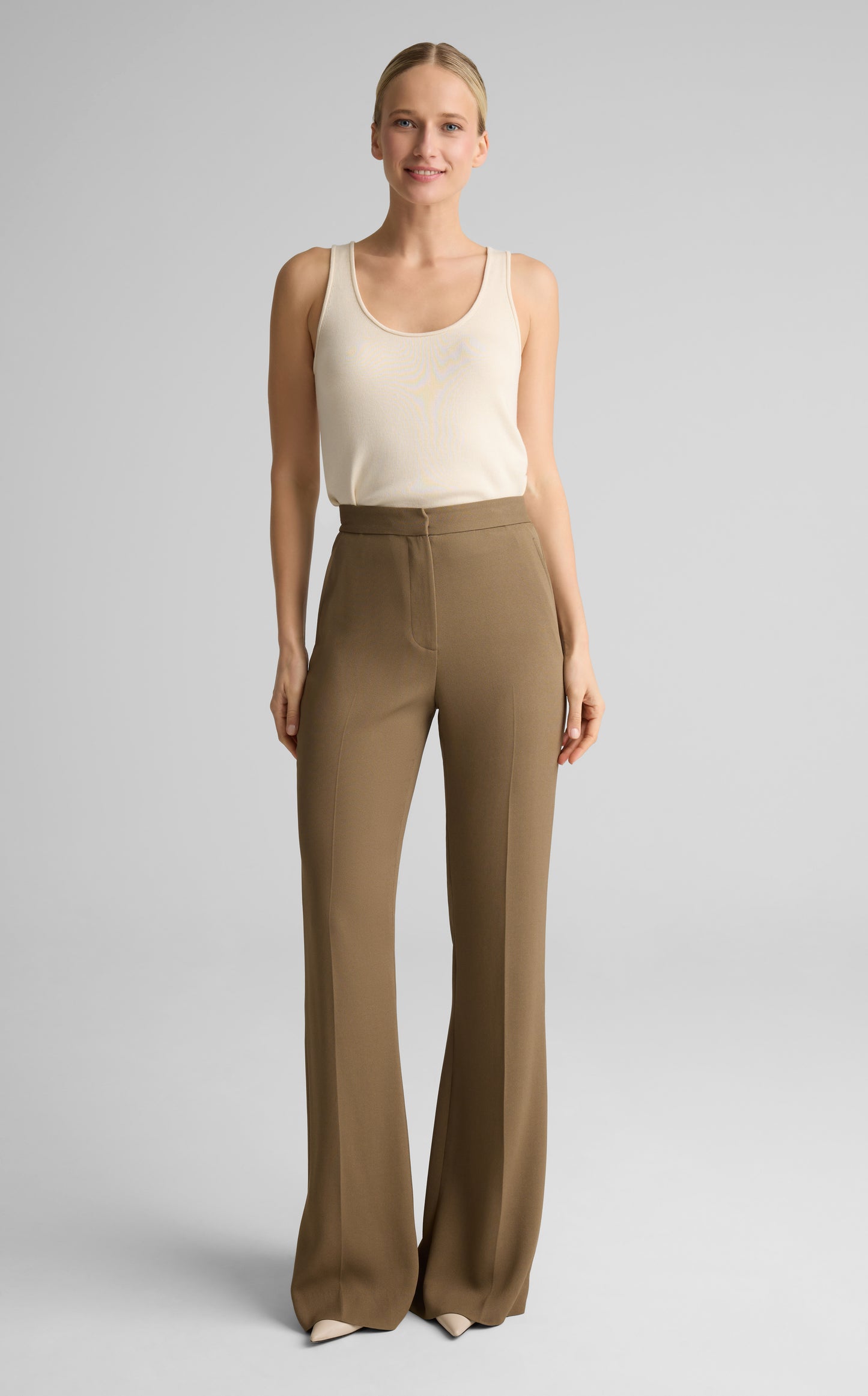 Ava Pant In Stretch Italian Viscose