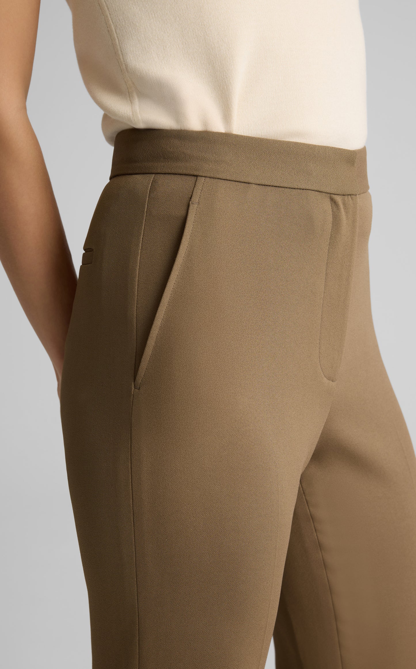 Ava Pant In Stretch Italian Viscose